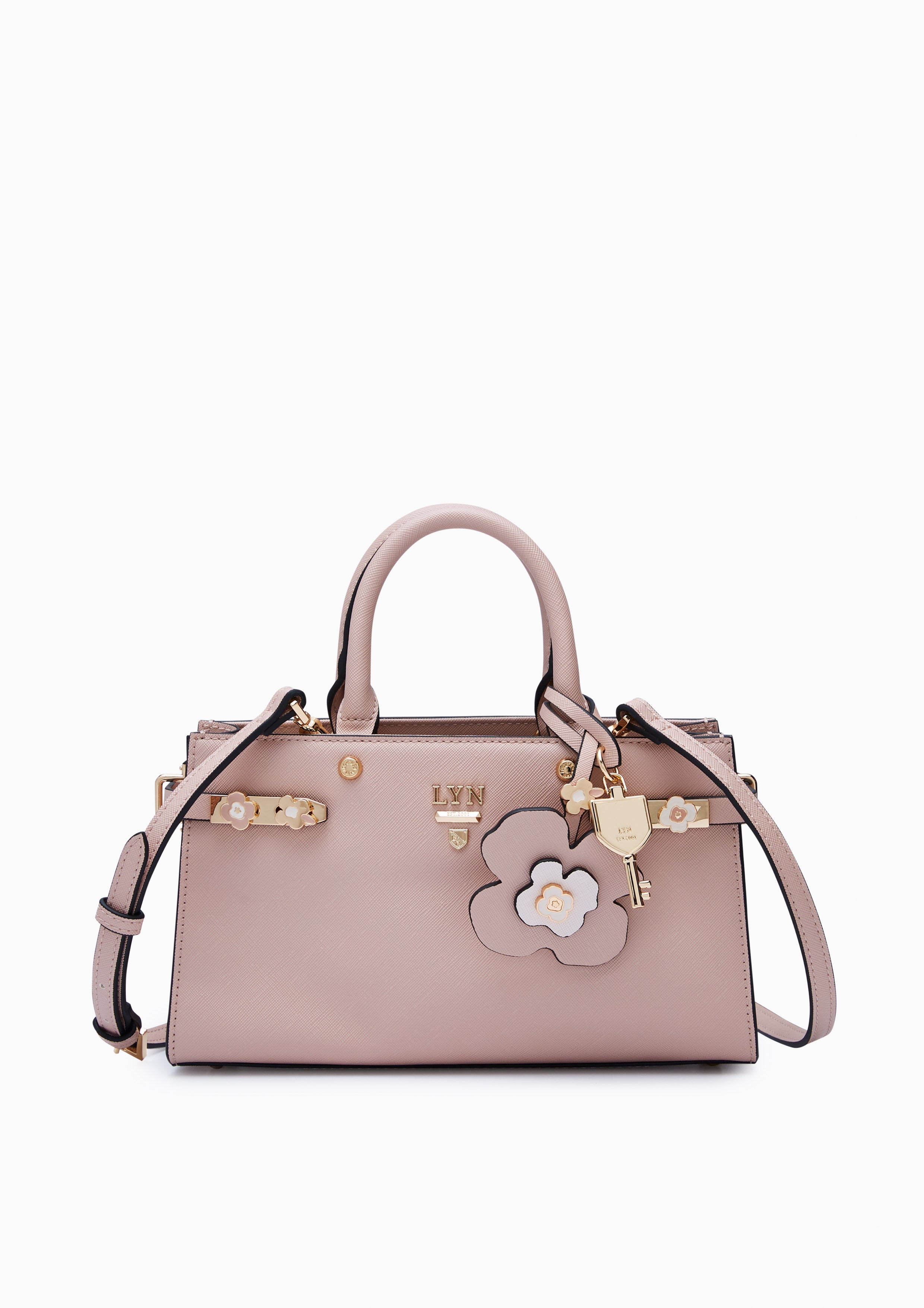 Poppy Fineness Long M Handbag - Nude