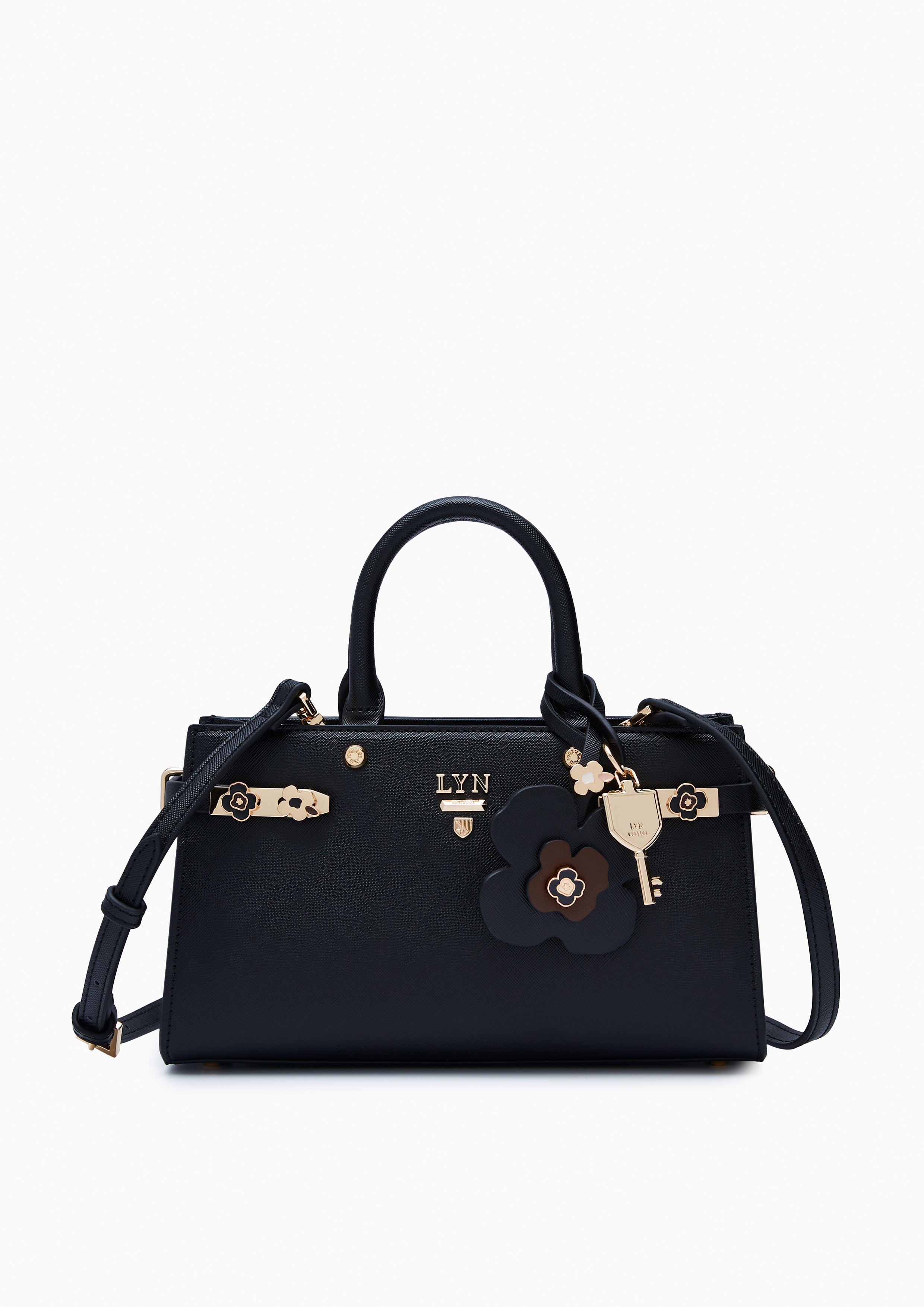 Poppy Fineness Long M Handbag - Black