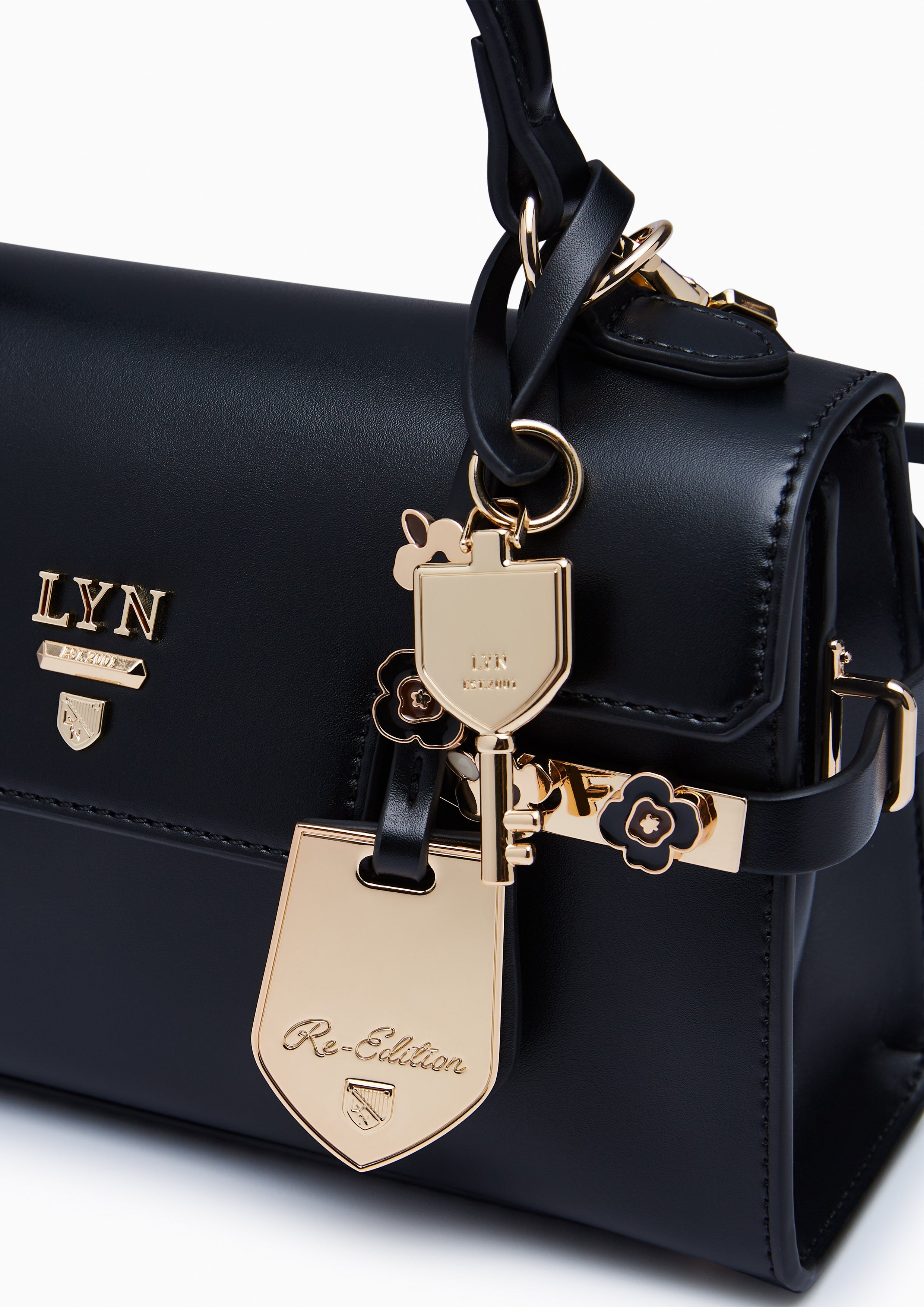 Poppy Fineness Long Top M Handbag - Black