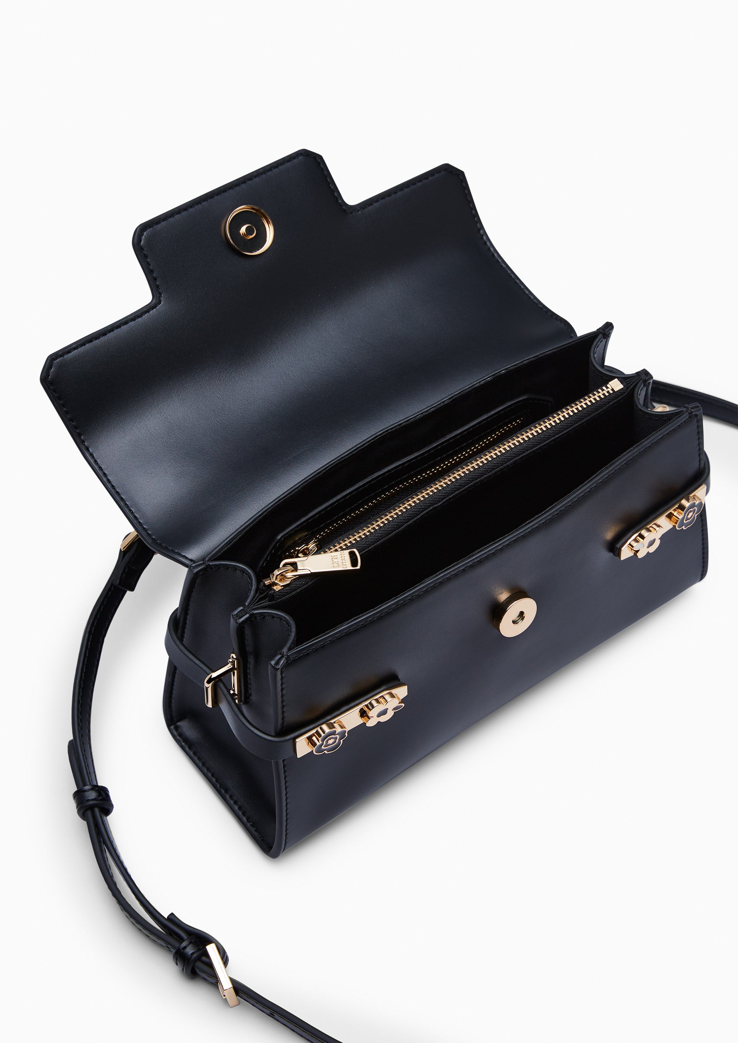 Poppy Fineness Long Top M Handbag - Black