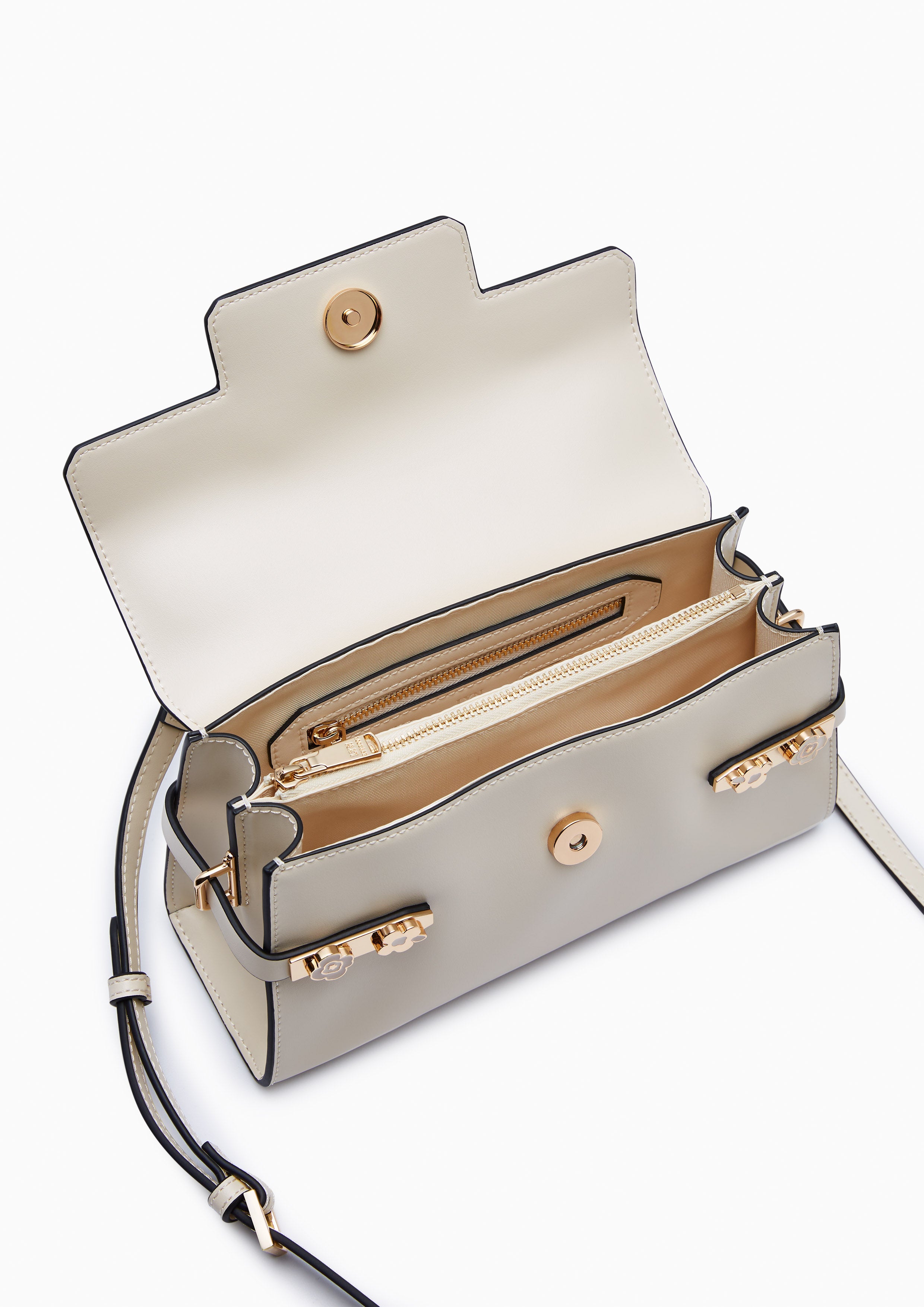Poppy Fineness Long Top M Handbag - Ivory