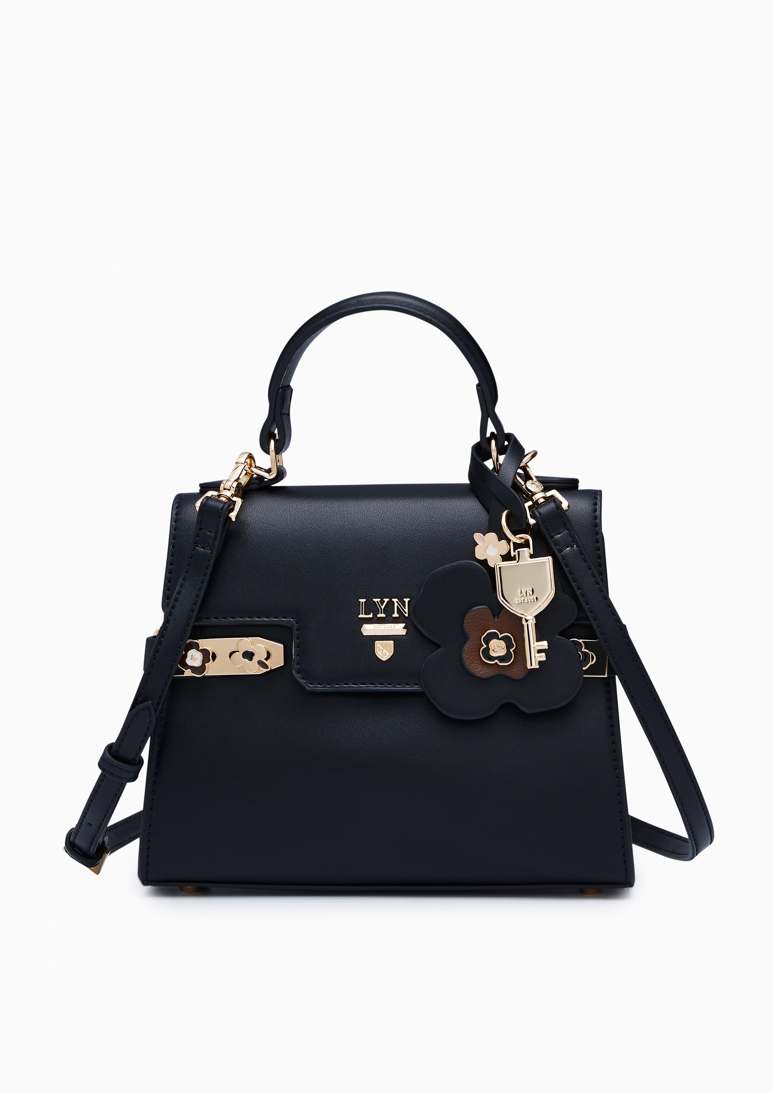 Poppy Fineness Top S Handbag - Black