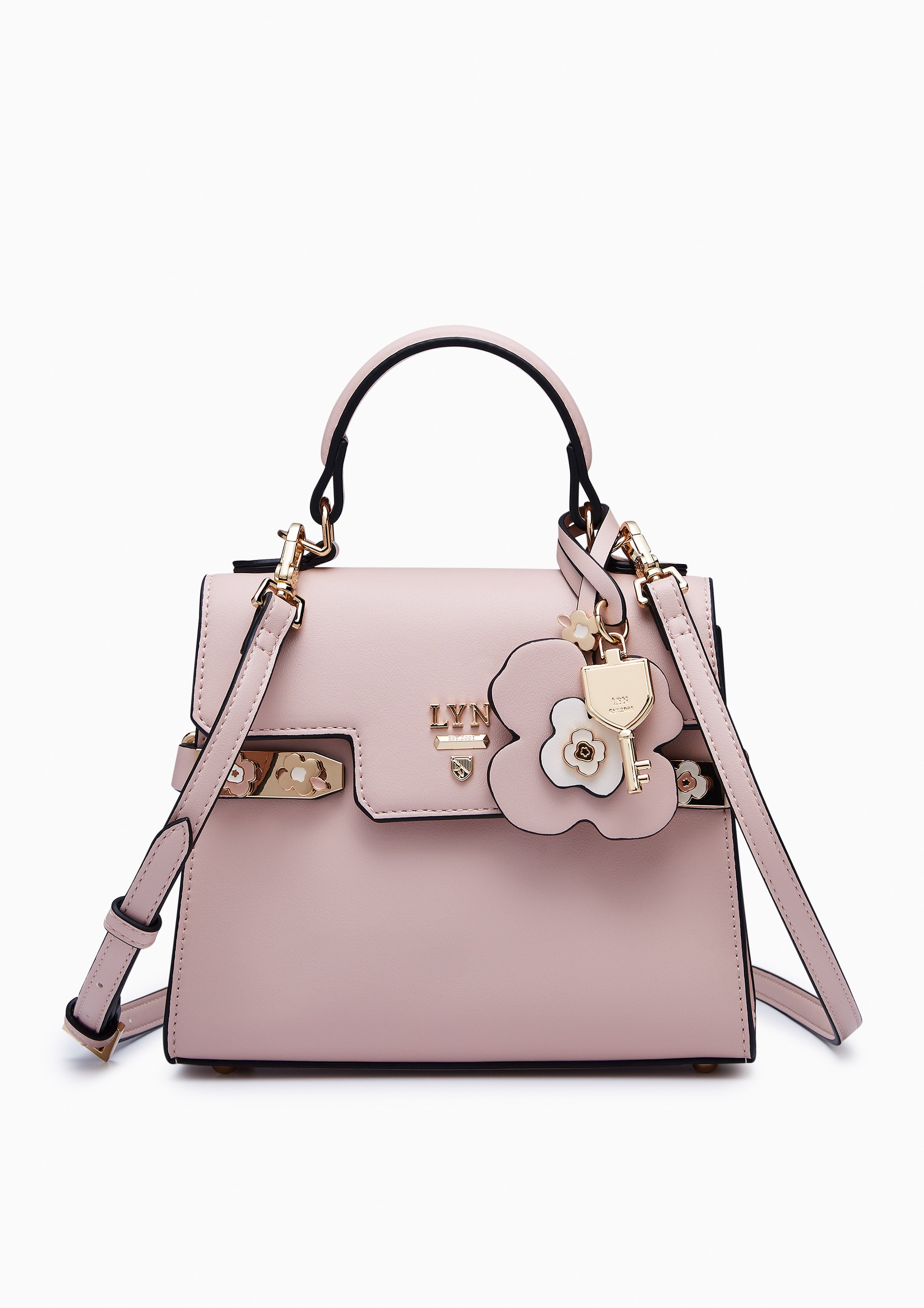 Poppy Fineness Top S Handbag - Light Pink