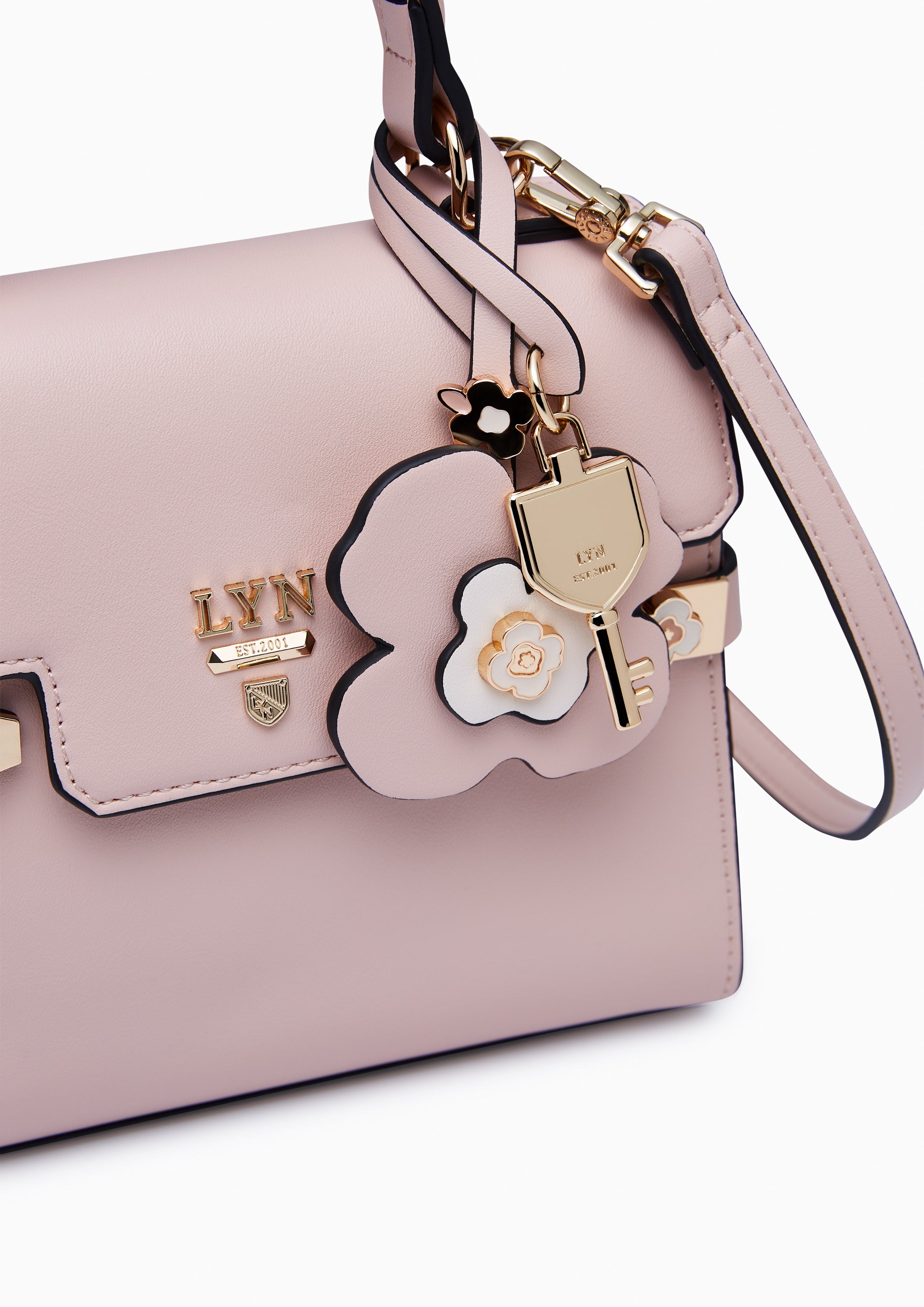 Poppy Fineness Top S Handbag - Light Pink