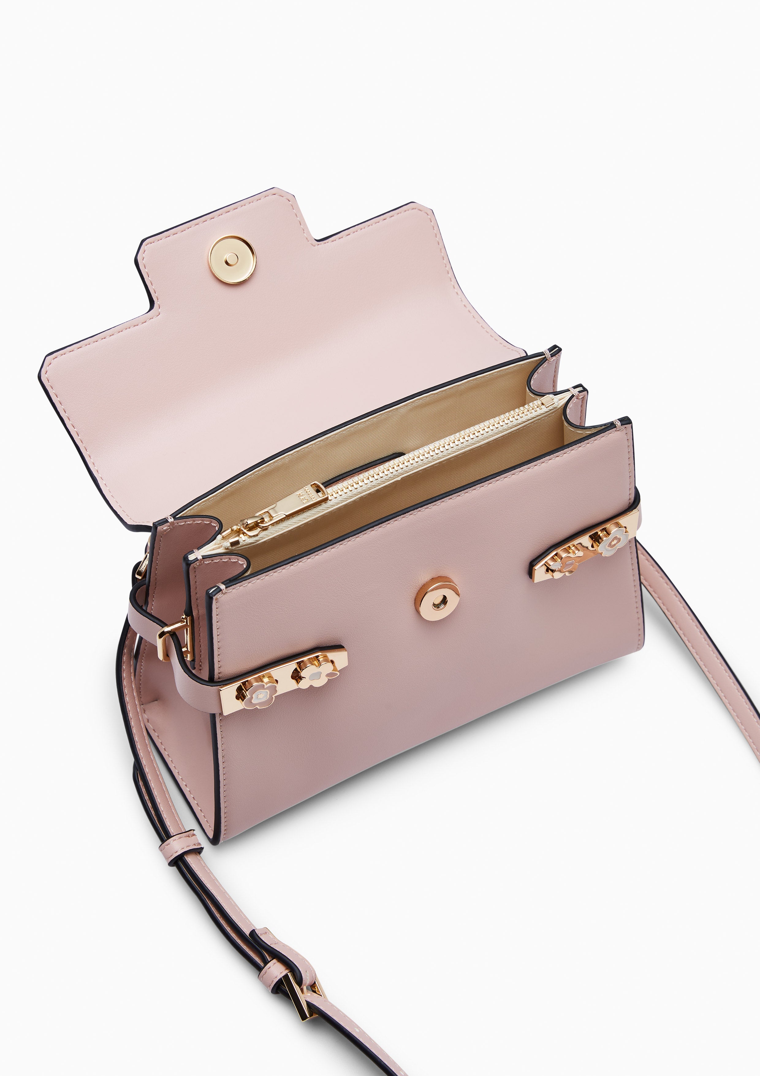 Poppy Fineness Top S Handbag - Light Pink