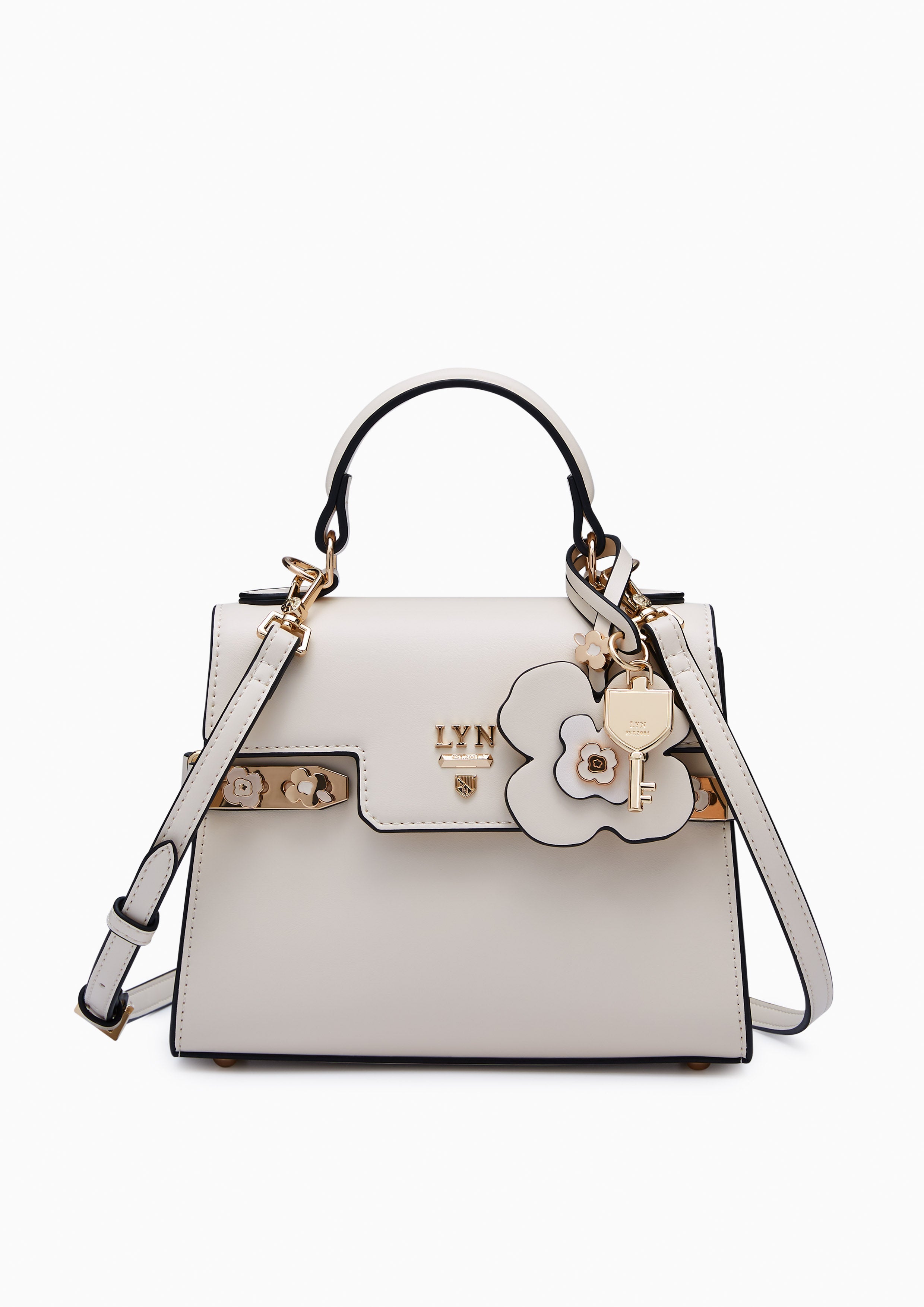 Poppy Fineness Top S Handbag - Ivory