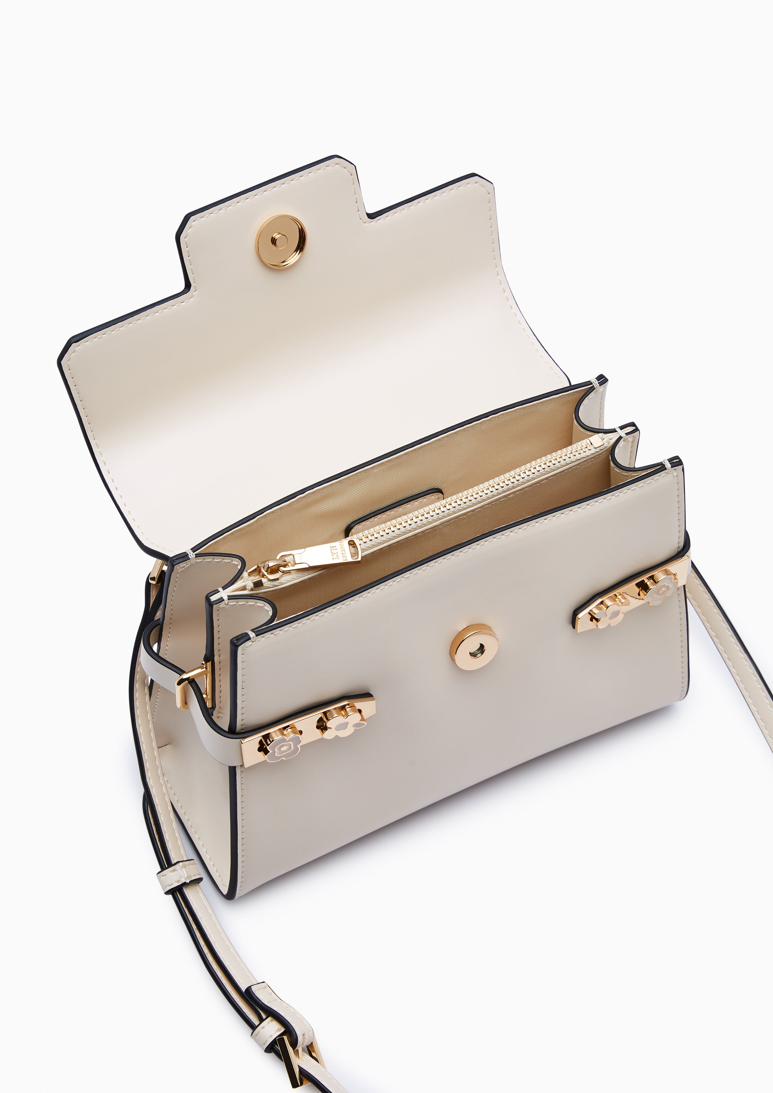 Poppy Fineness Top S Handbag - Ivory