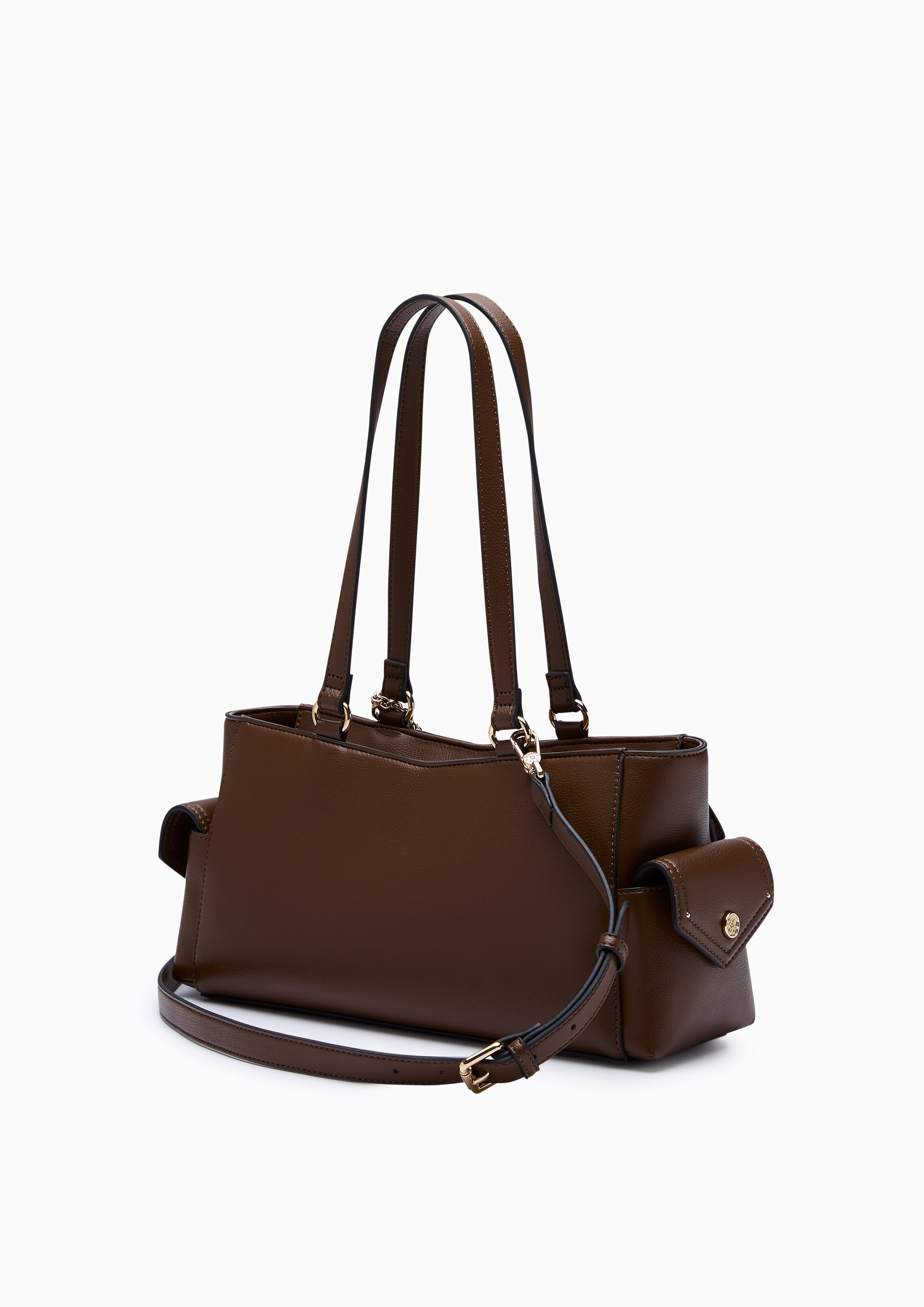 Atelli L Shoulder Bag - Dark Brown
