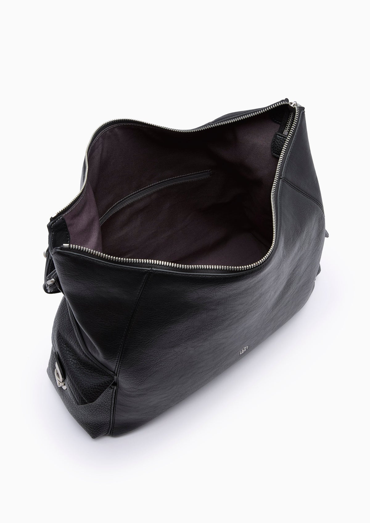 Everest Homme Infinite Hobo Xl Shoulder Bag - Black