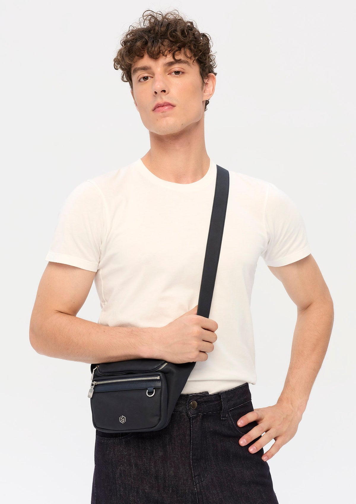 Everest Infinite Belt Crossbody Bag - Navy
