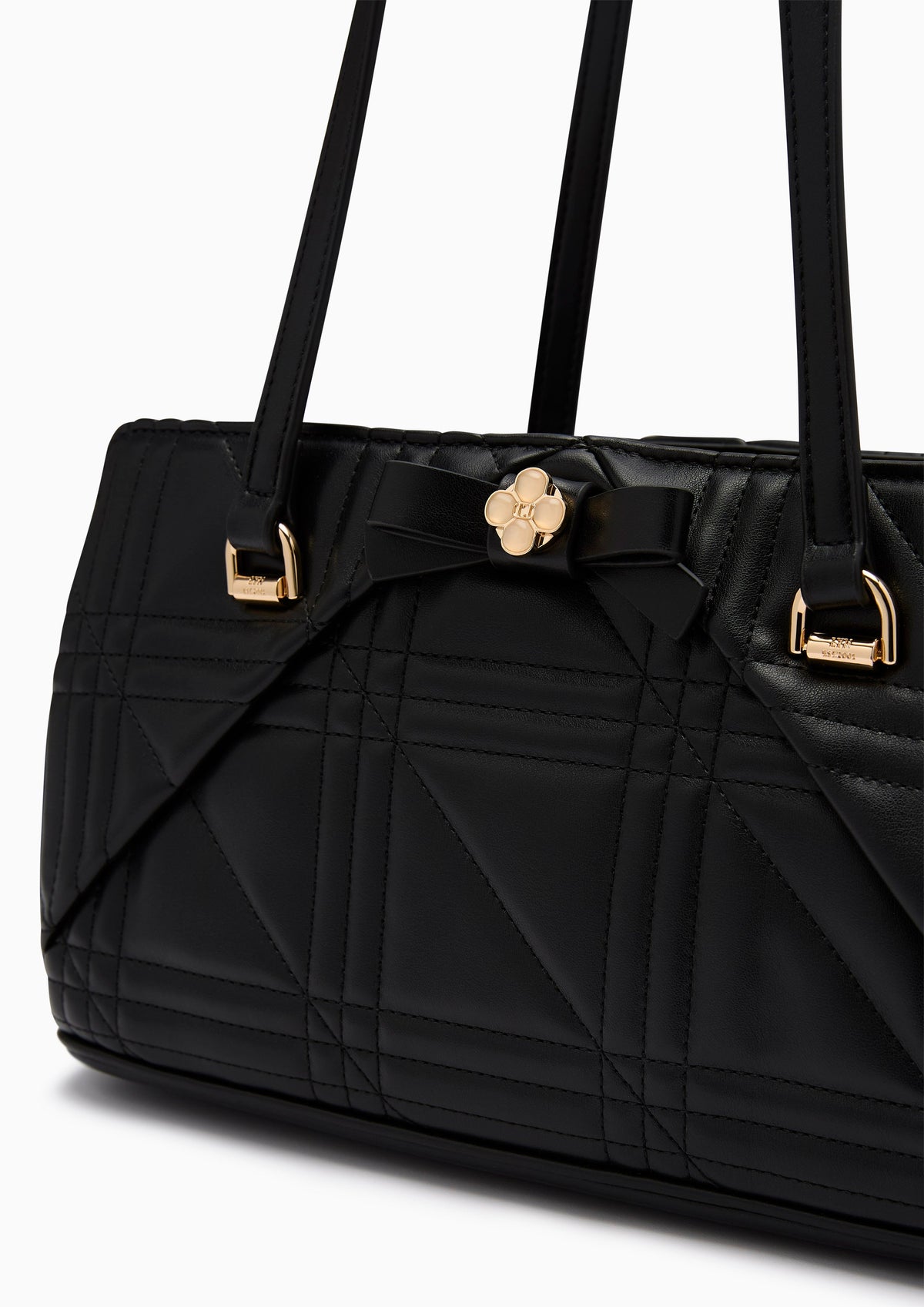 Endive Handle M Handbag - Black