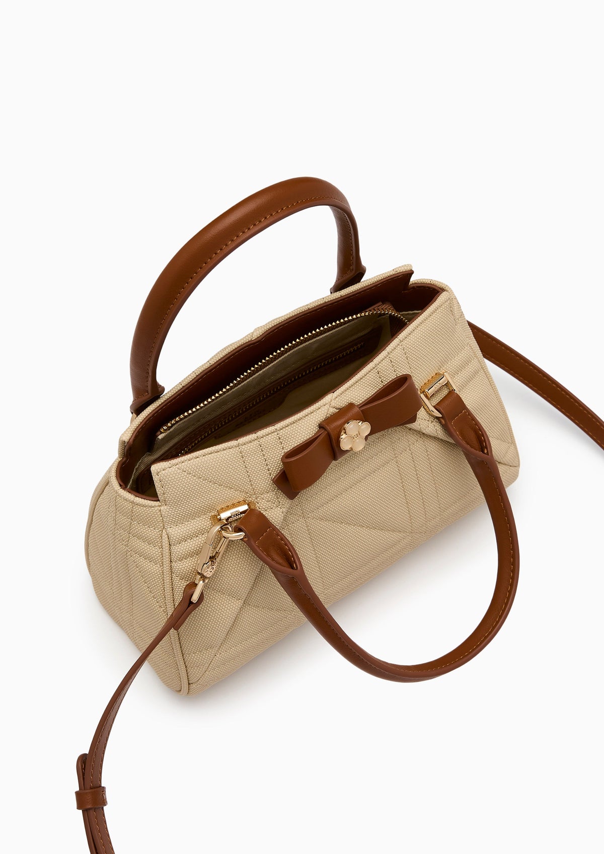 Endive Handle S Handbag - Tan