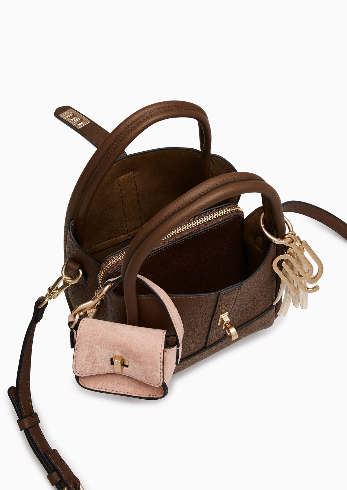 Morra Infinite Top Handle S Handbag - Dark Brown
