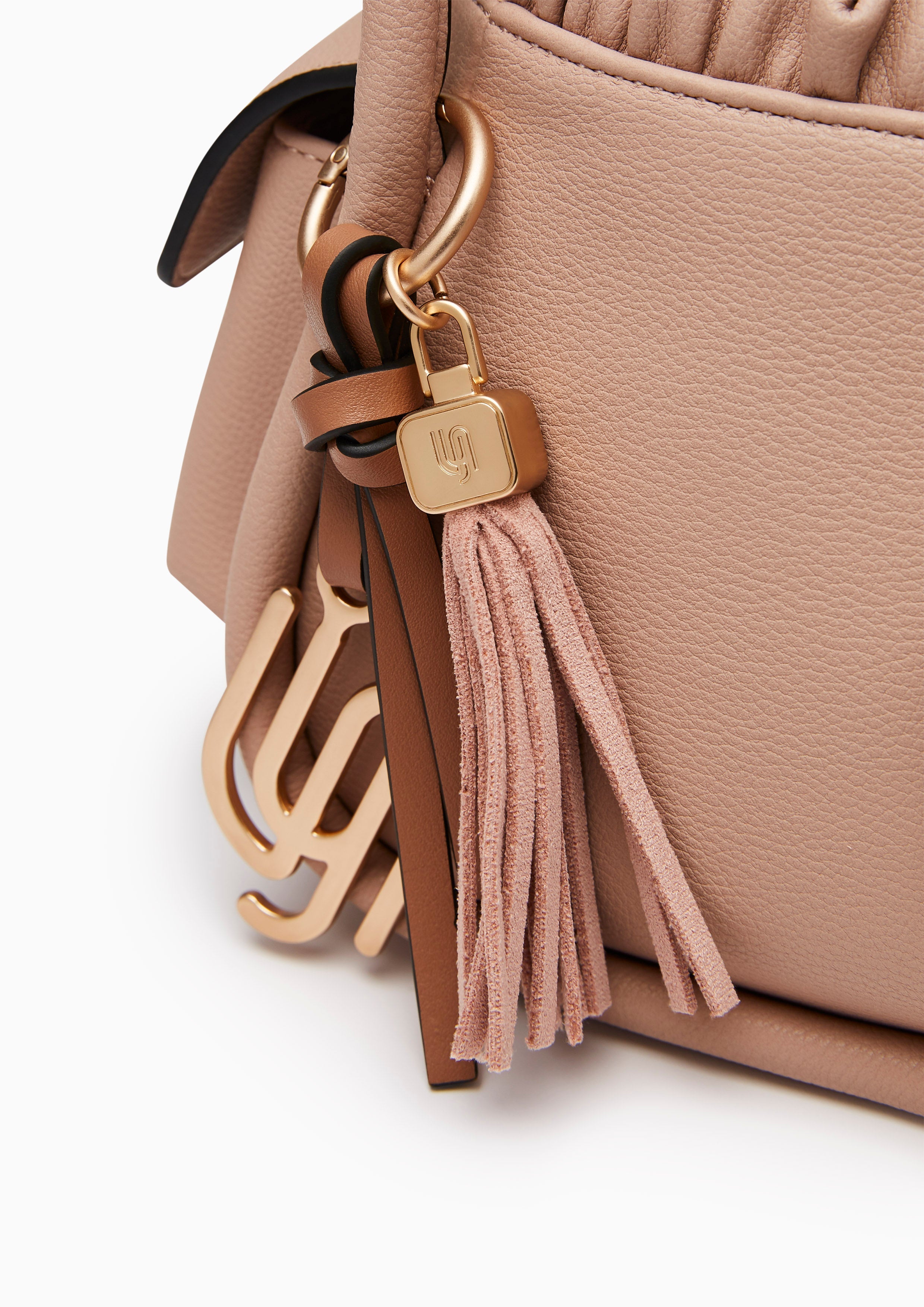 Morra Infinite M Shoulder Bag - Nude