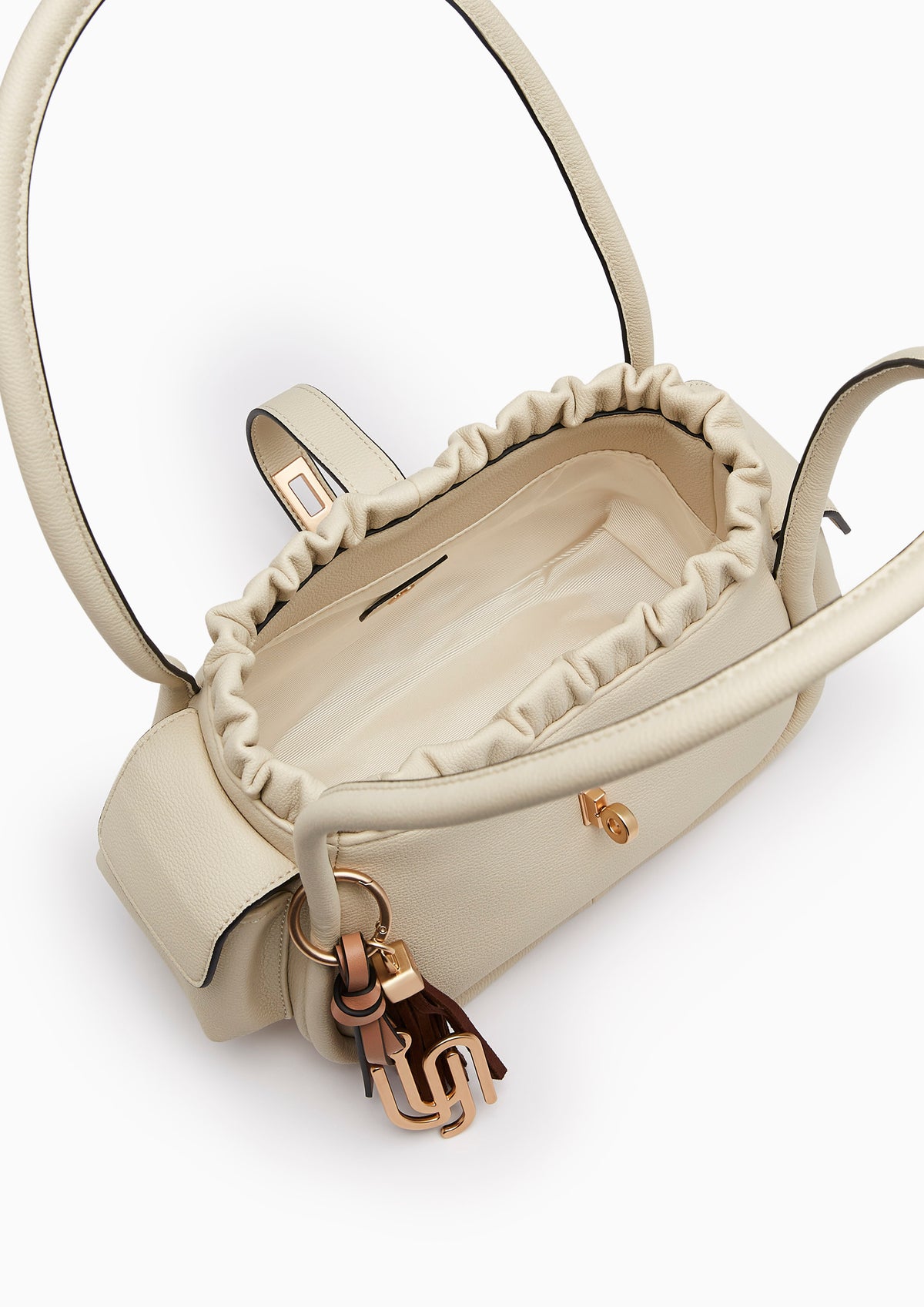 Morra Infinite M Shoulder Bag - Off-White