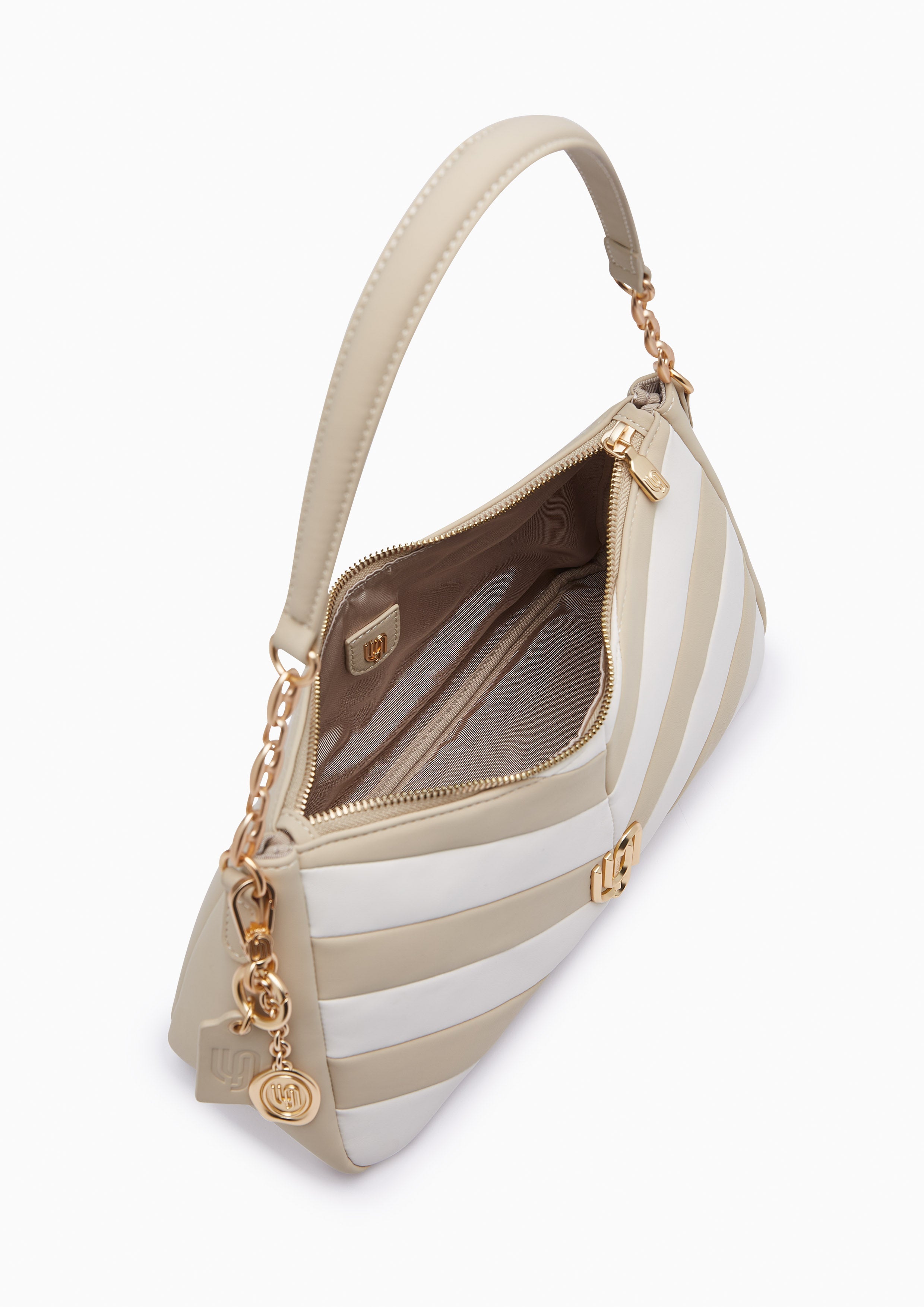 Cleo M Shoulder Bag - Beige