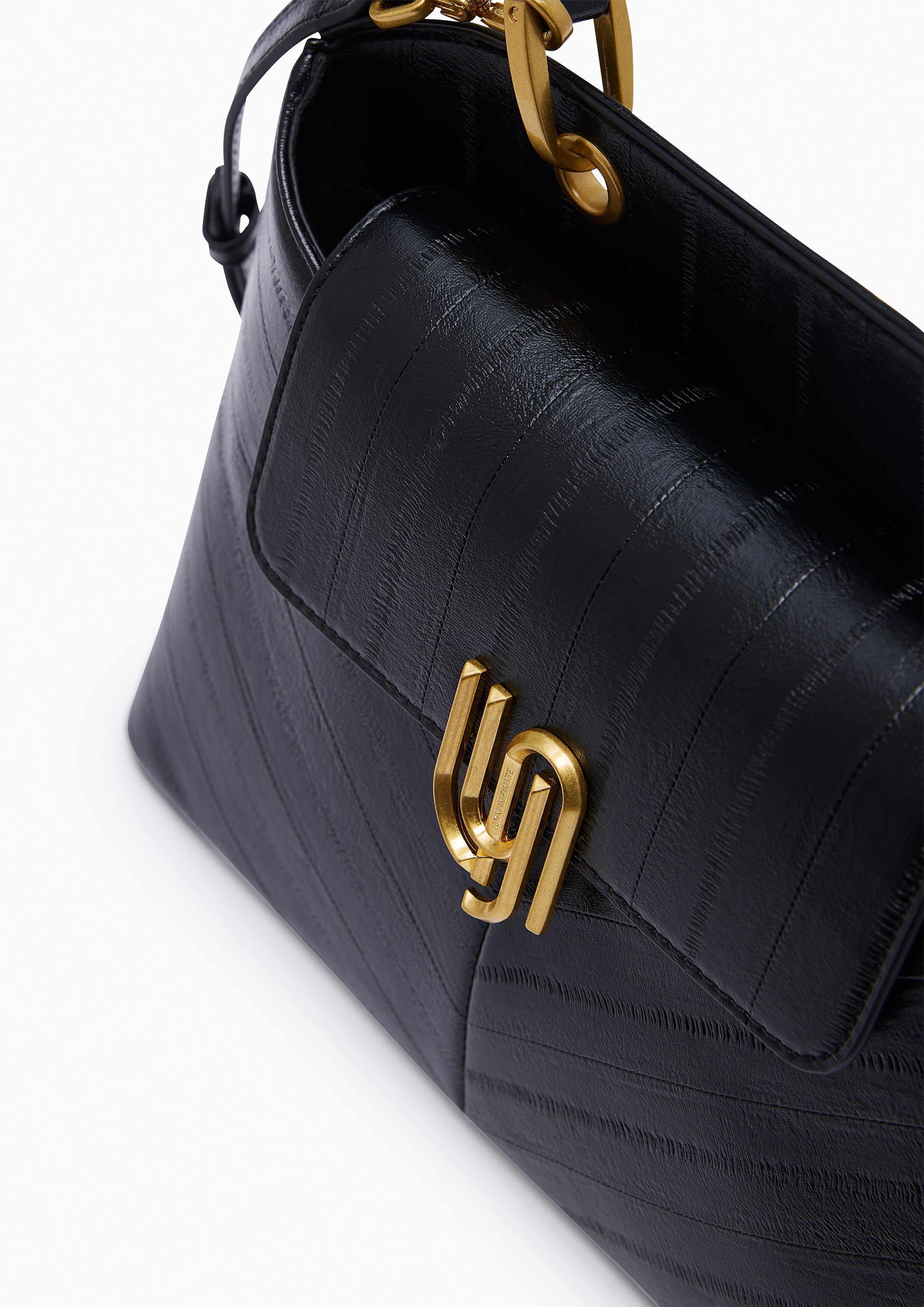 Cleo Top Handle M Handbag - Black