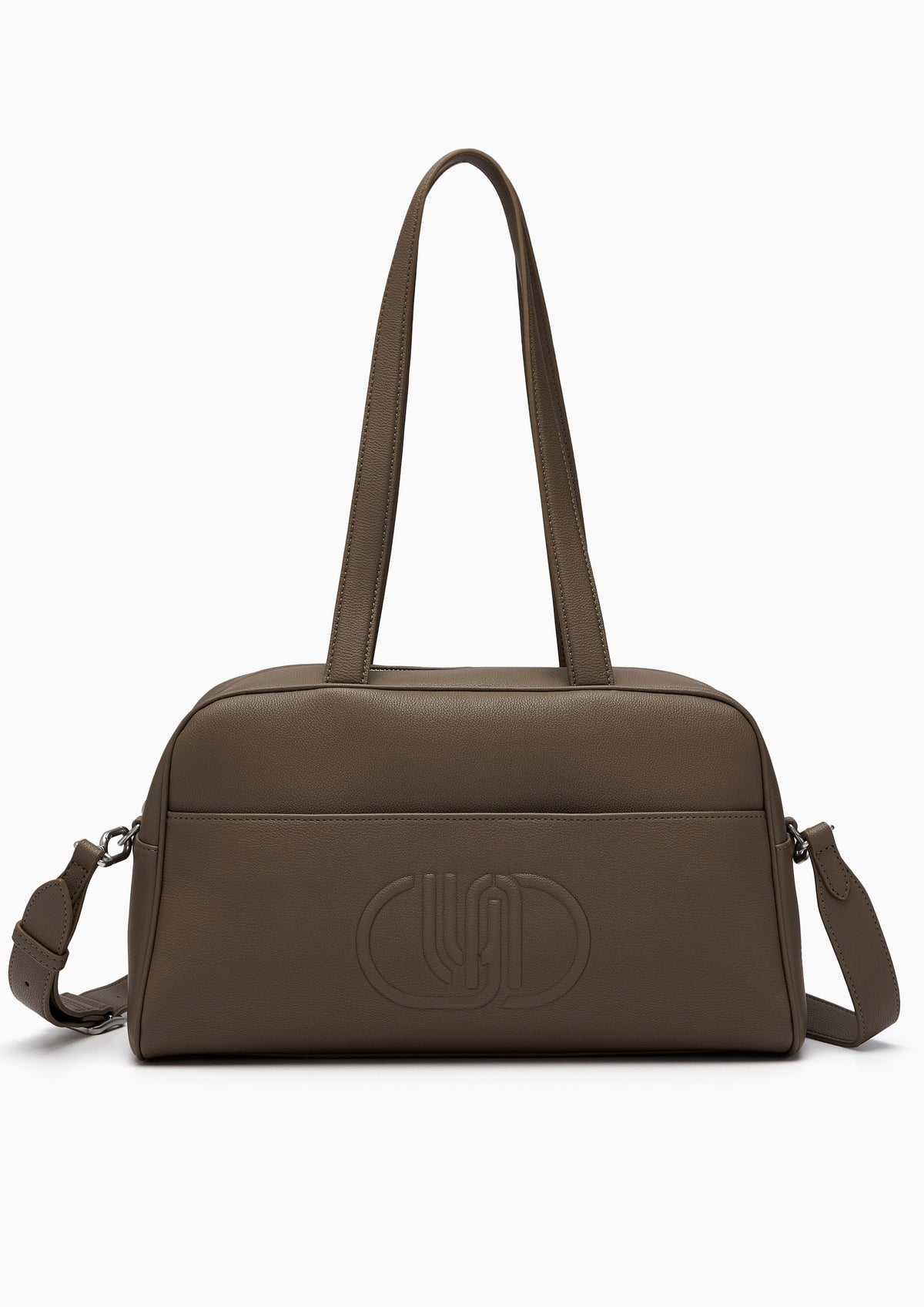 Tyler Infinite L Shoulder Bag - Dark Printed Grey
