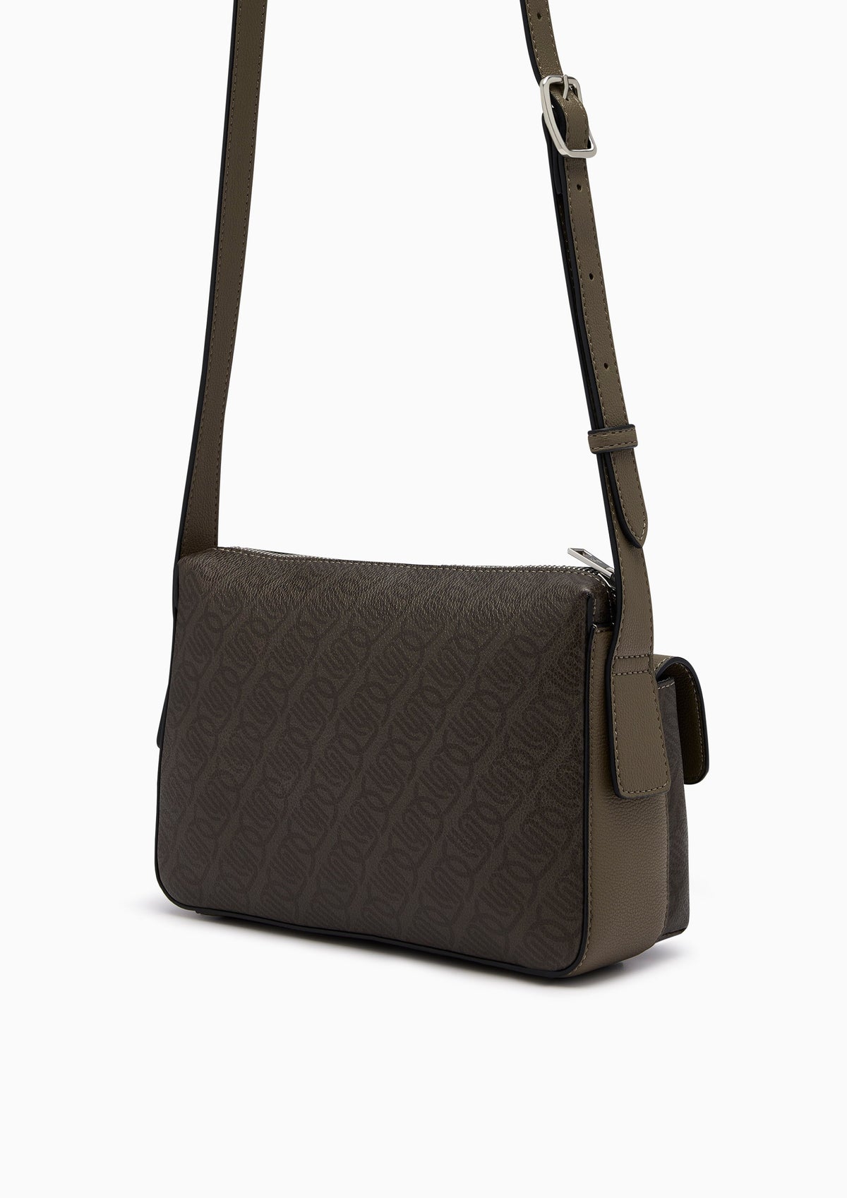 Tyler Infinite M Crossbody Bag - Dark Printed Grey