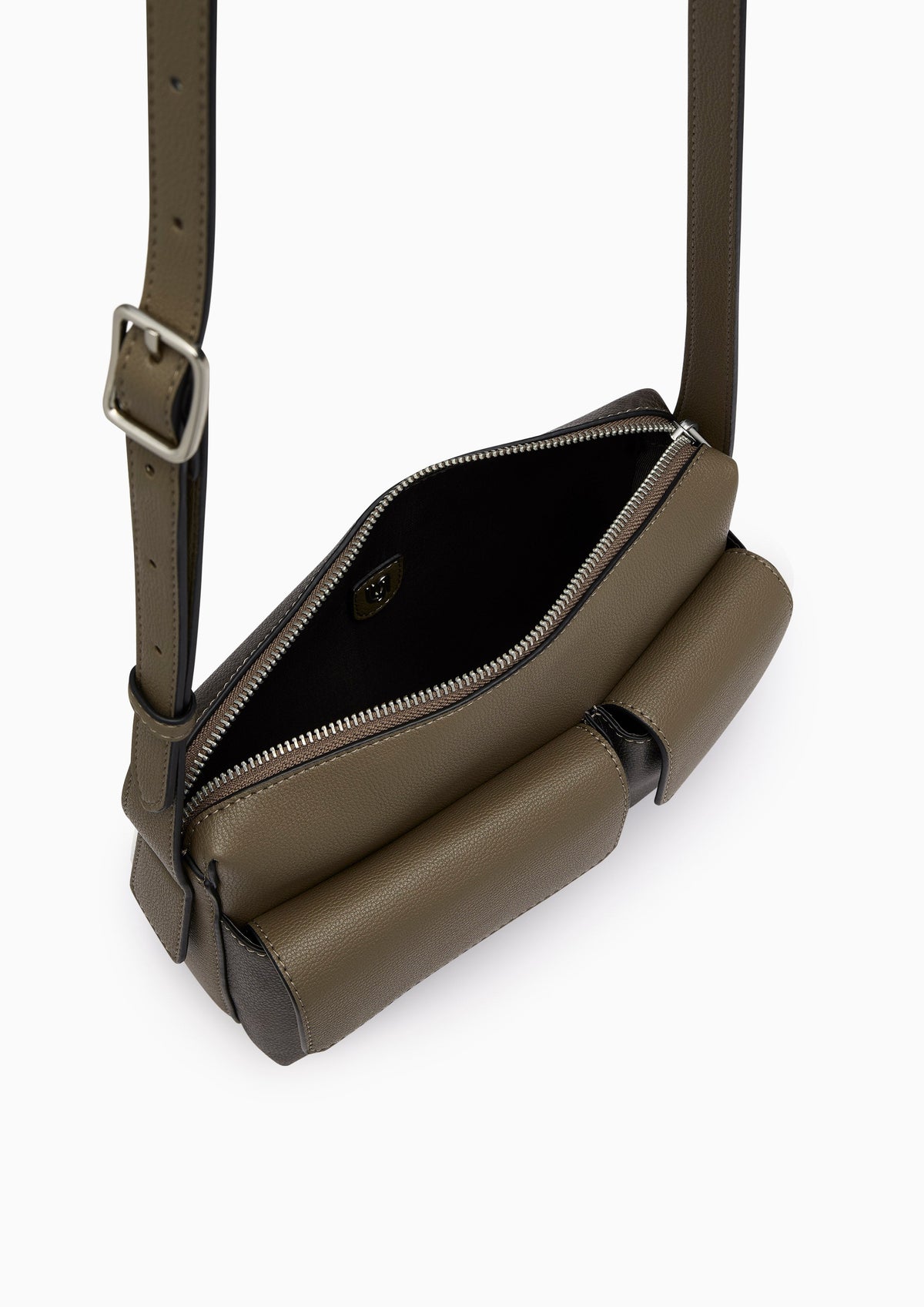 Tyler Infinite M Crossbody Bag - Dark Printed Grey