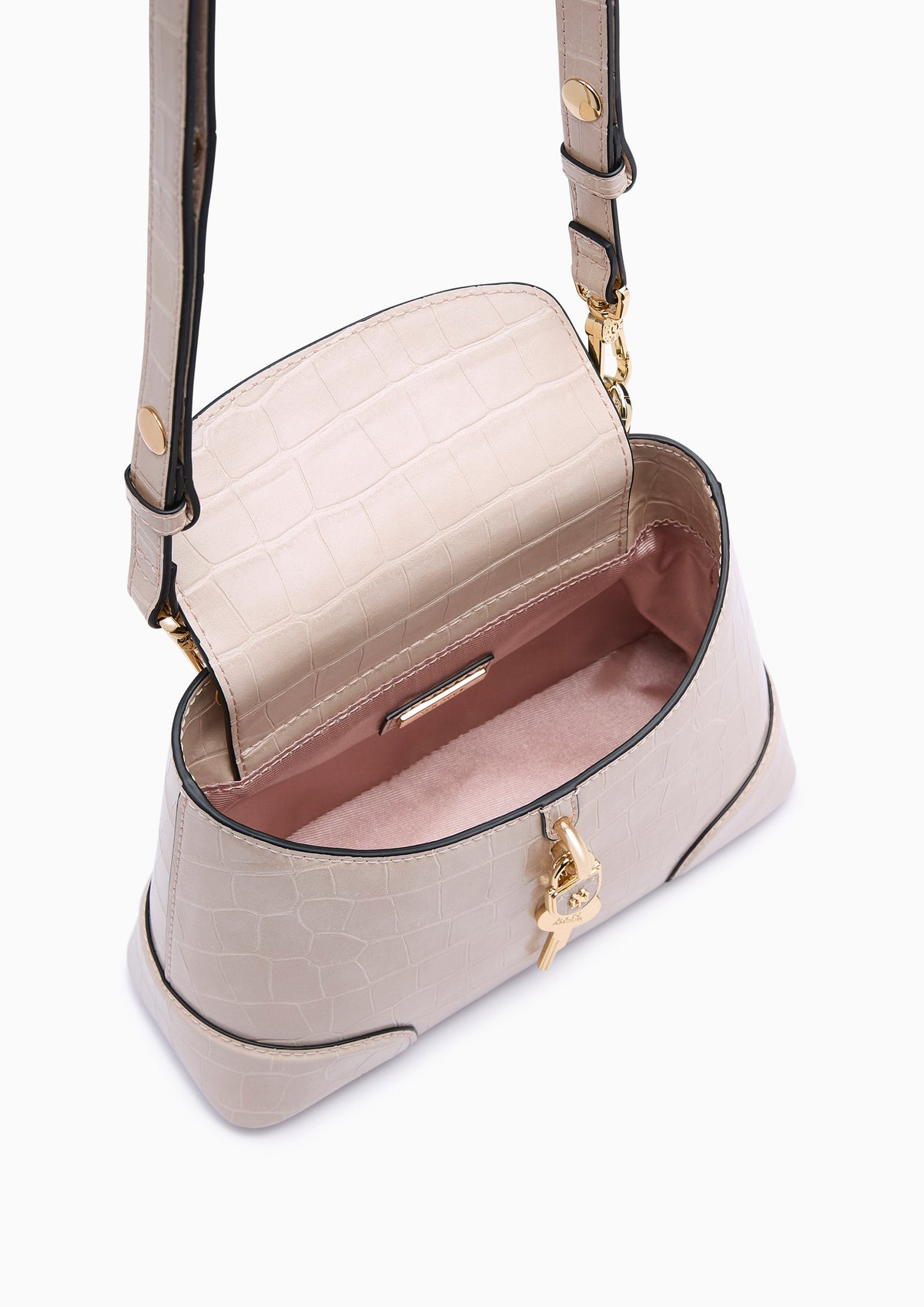 Archer M Crossbody Bag - Nude