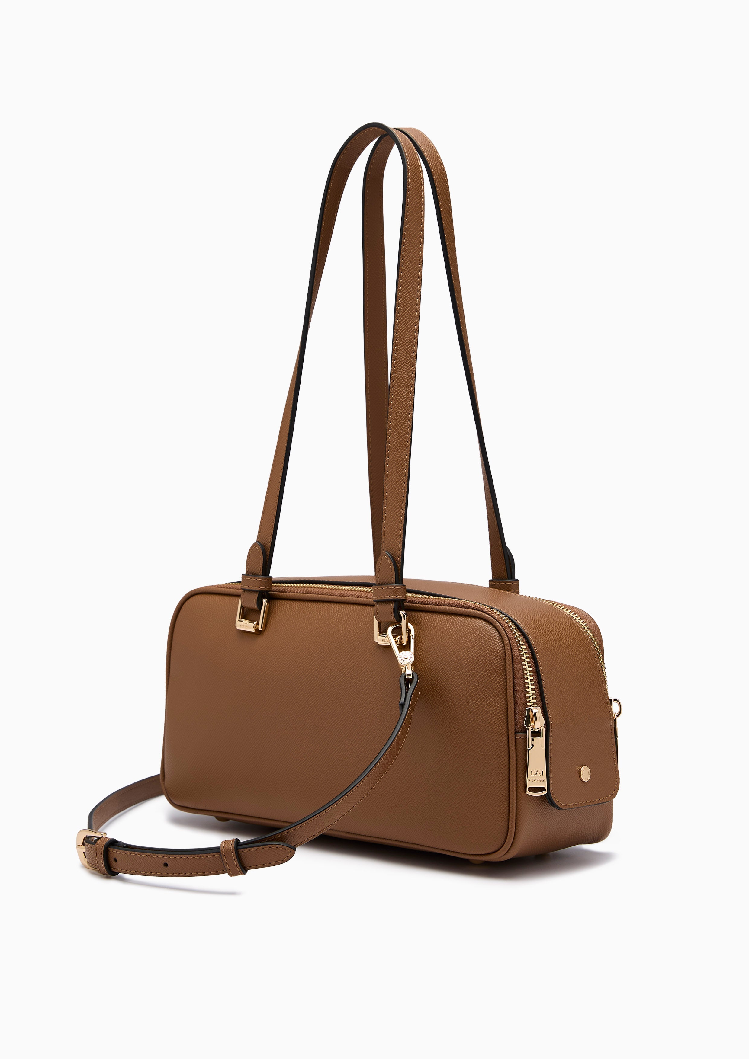 Betzy Double M Shoulder Bag - Brown