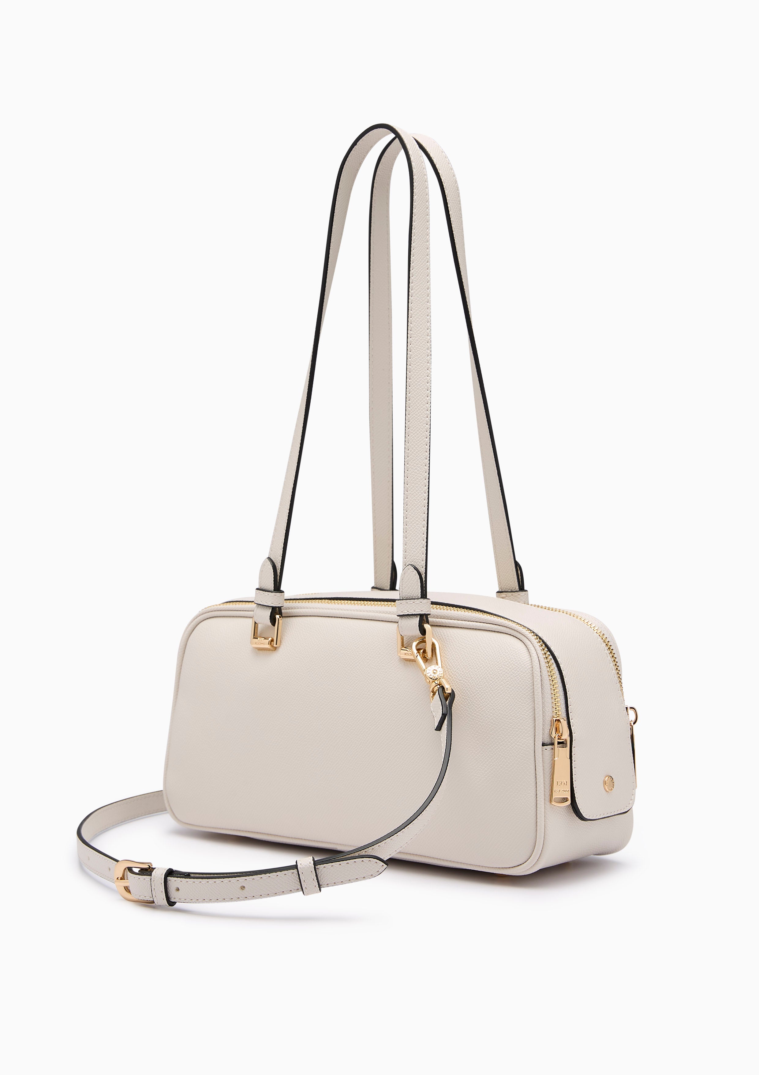Betzy Double M Shoulder Bag - Off-White