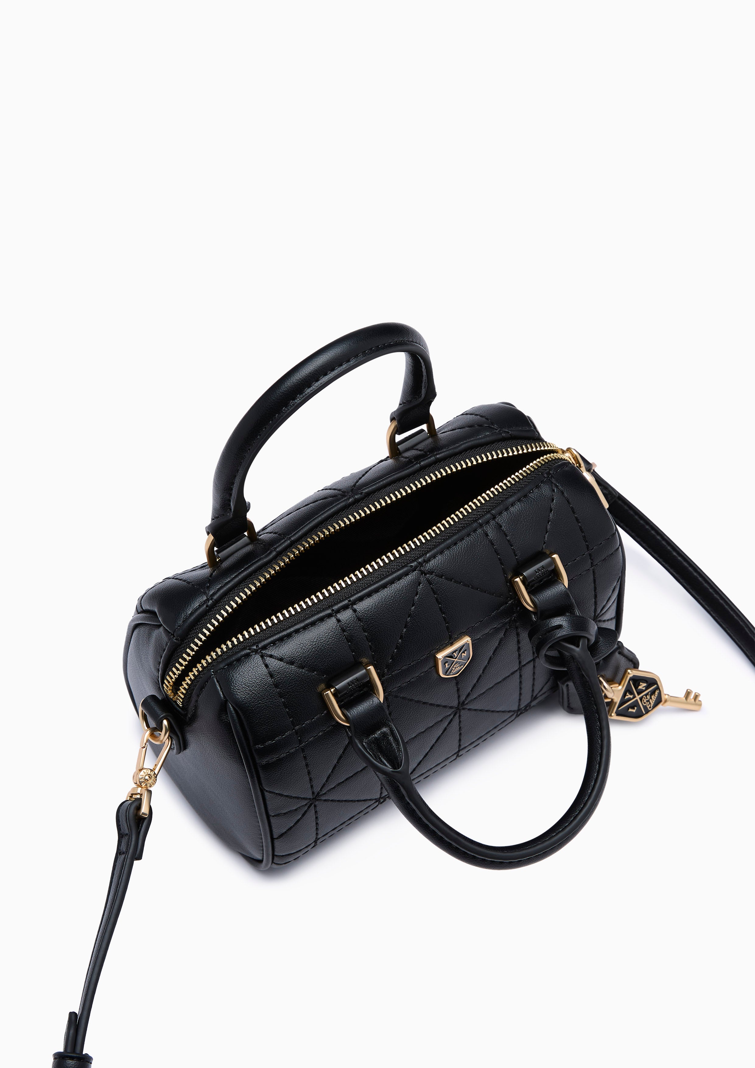 Re-Edit Burton Grid Duffle S Handbag - Black