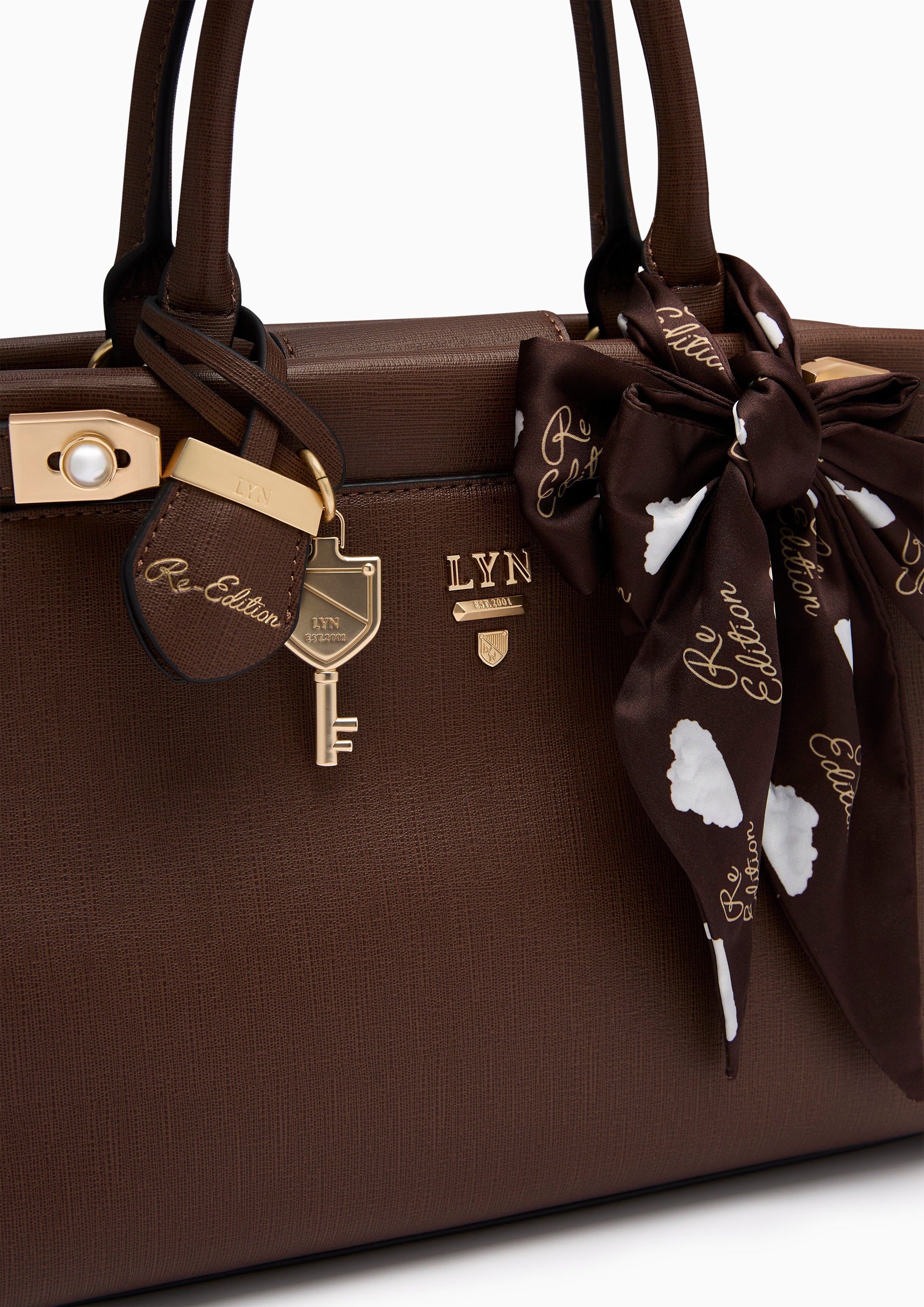 Re-Ed Lady Flawless L Handbag - Dark Brown