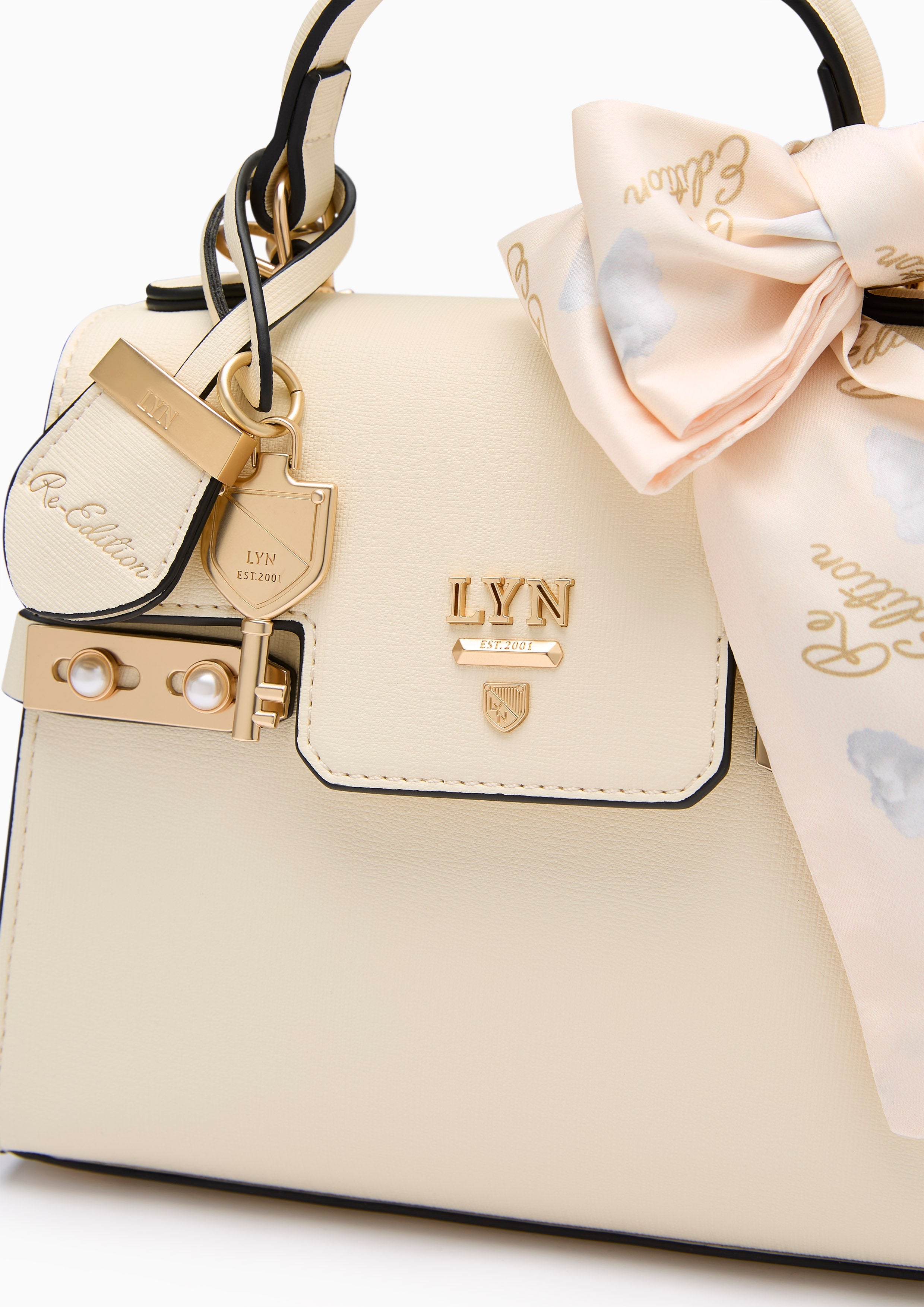 Re-Edit Lady Fineness Top S Handbag - Ivory