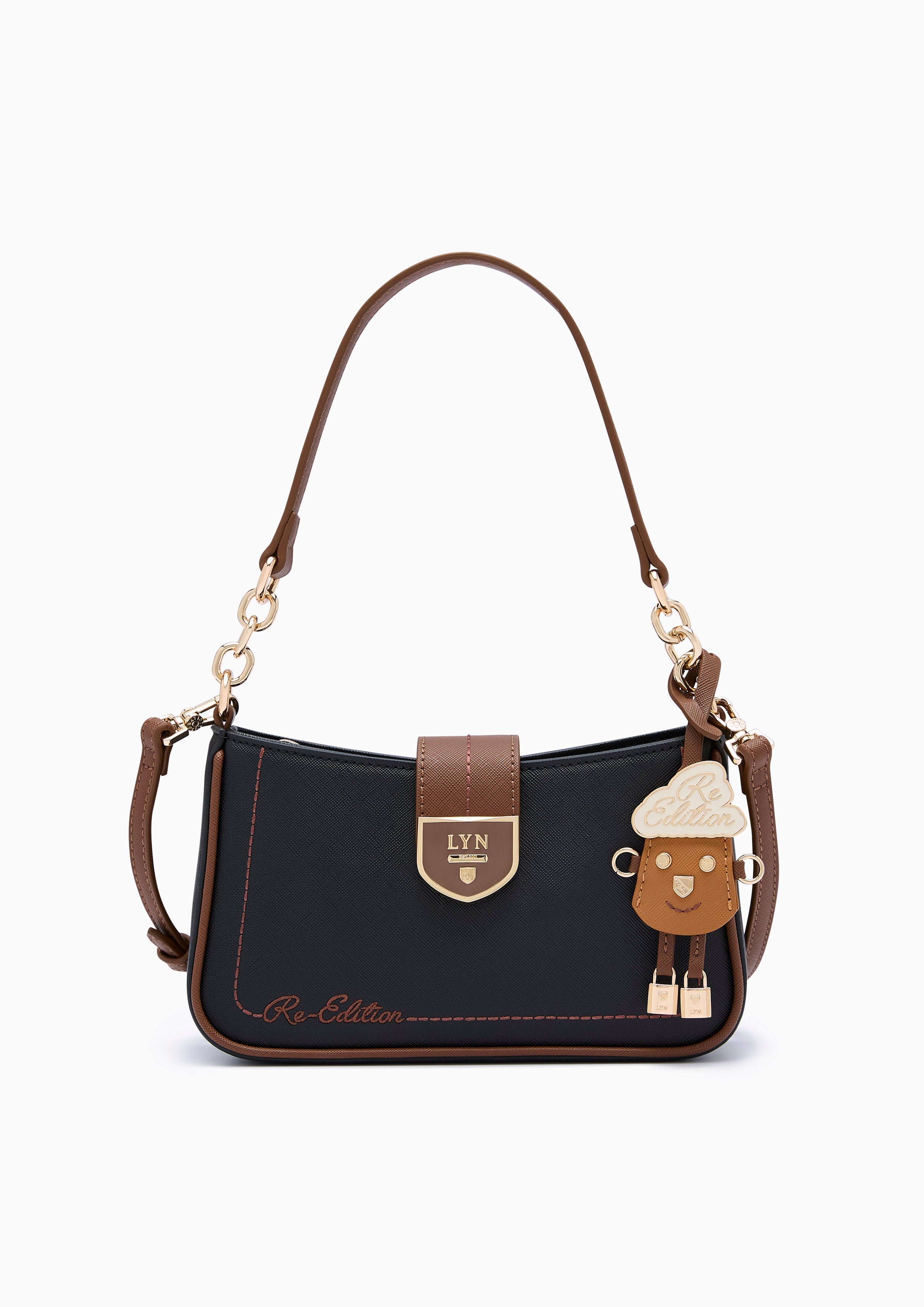Re-Edit Lynna Athella S Shoulder Bag - Black