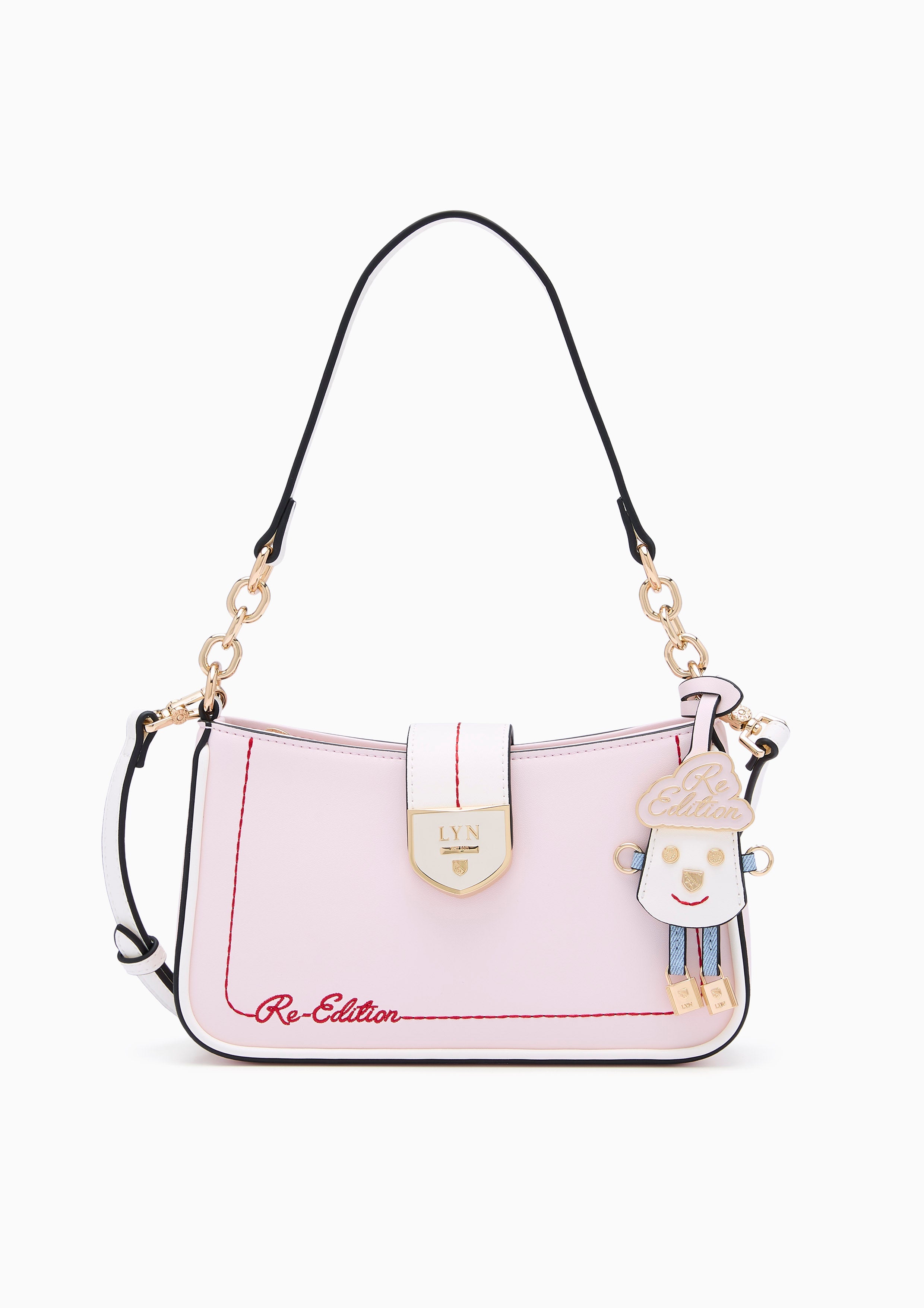 Re-Edit Lynna Athella S Shoulder Bag - Light Pink