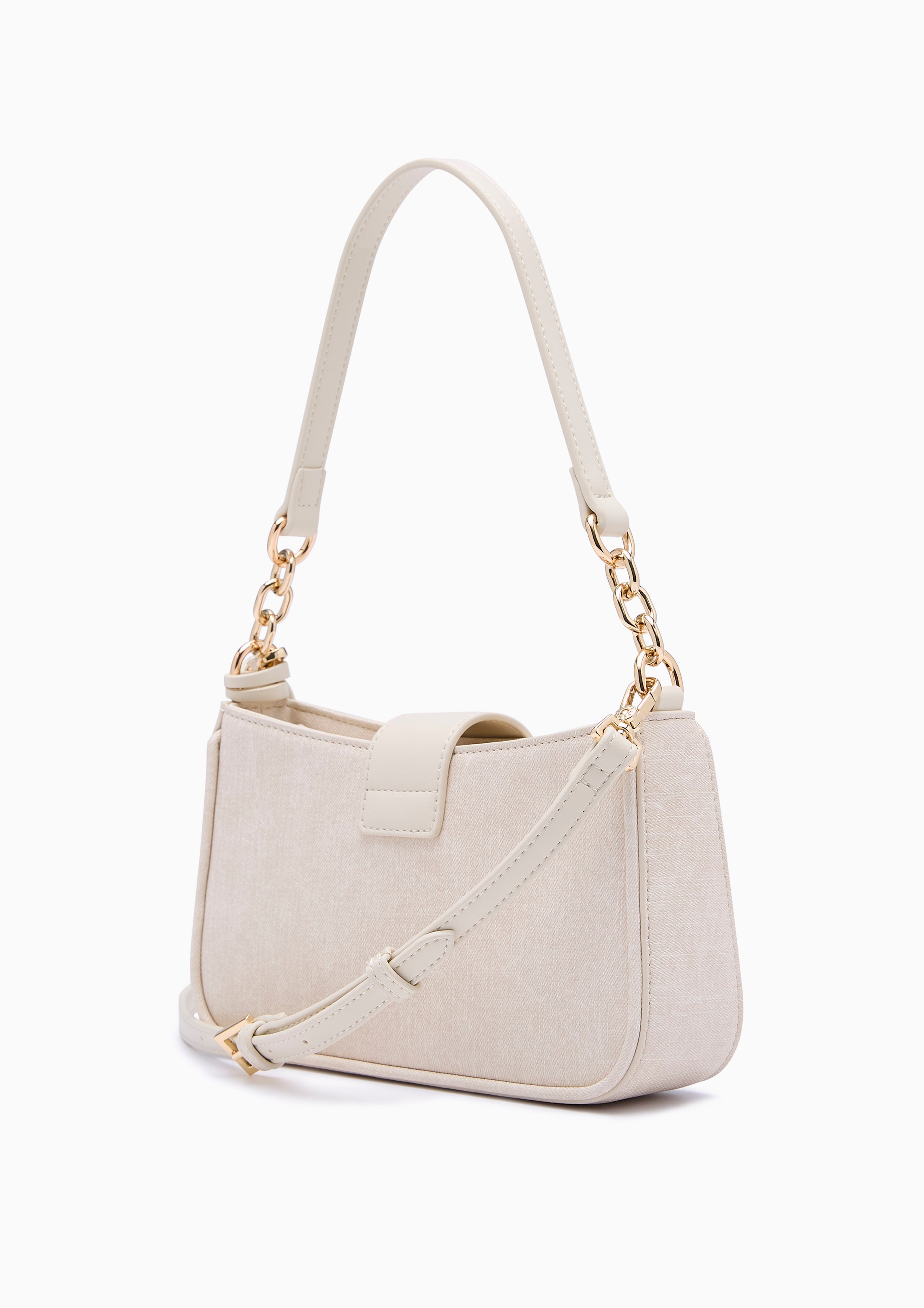Re-Ed Lynna Athella Denim S Shoulder Bag - Light Beige
