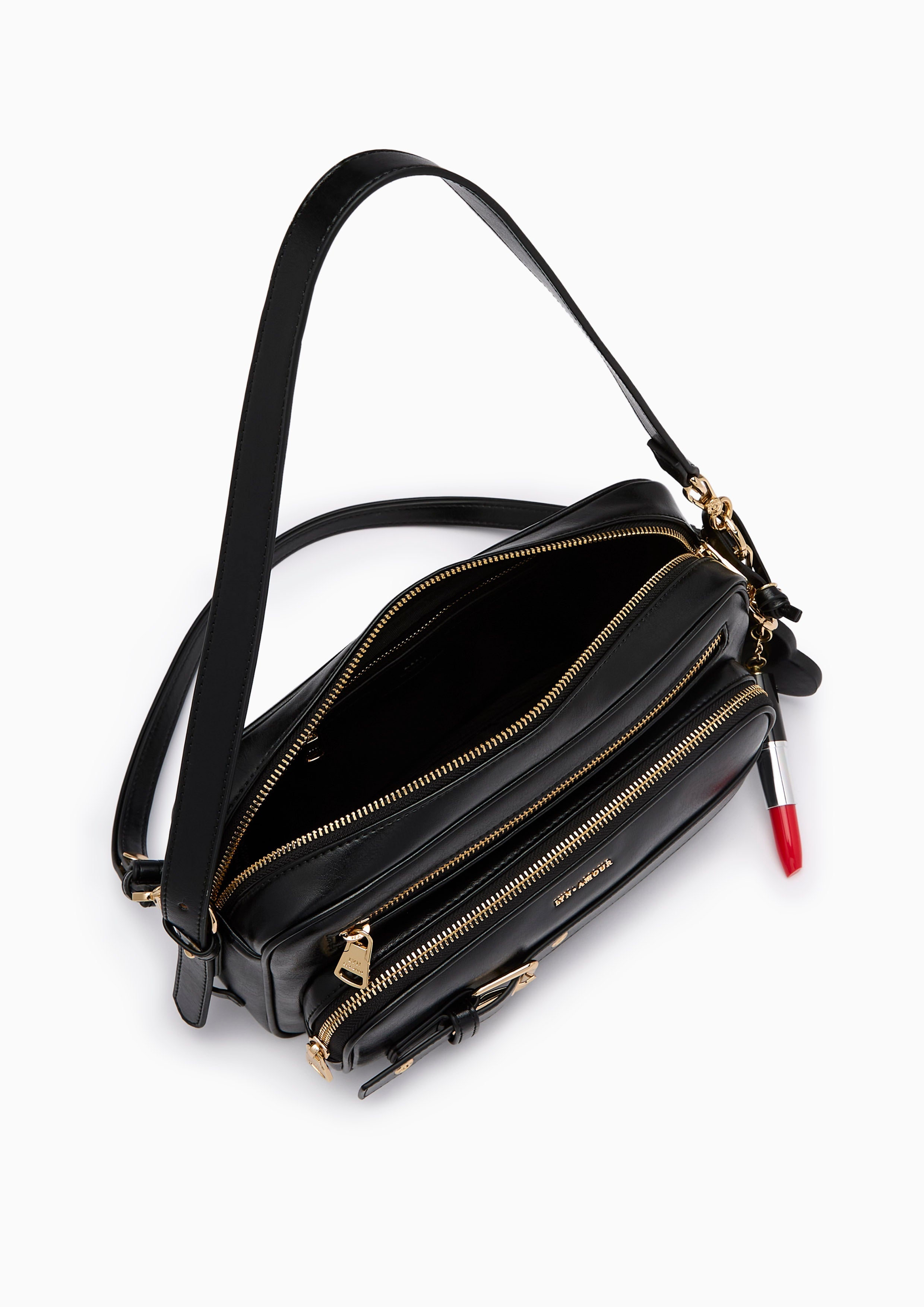 Cetus M Shoulder Bag - Black
