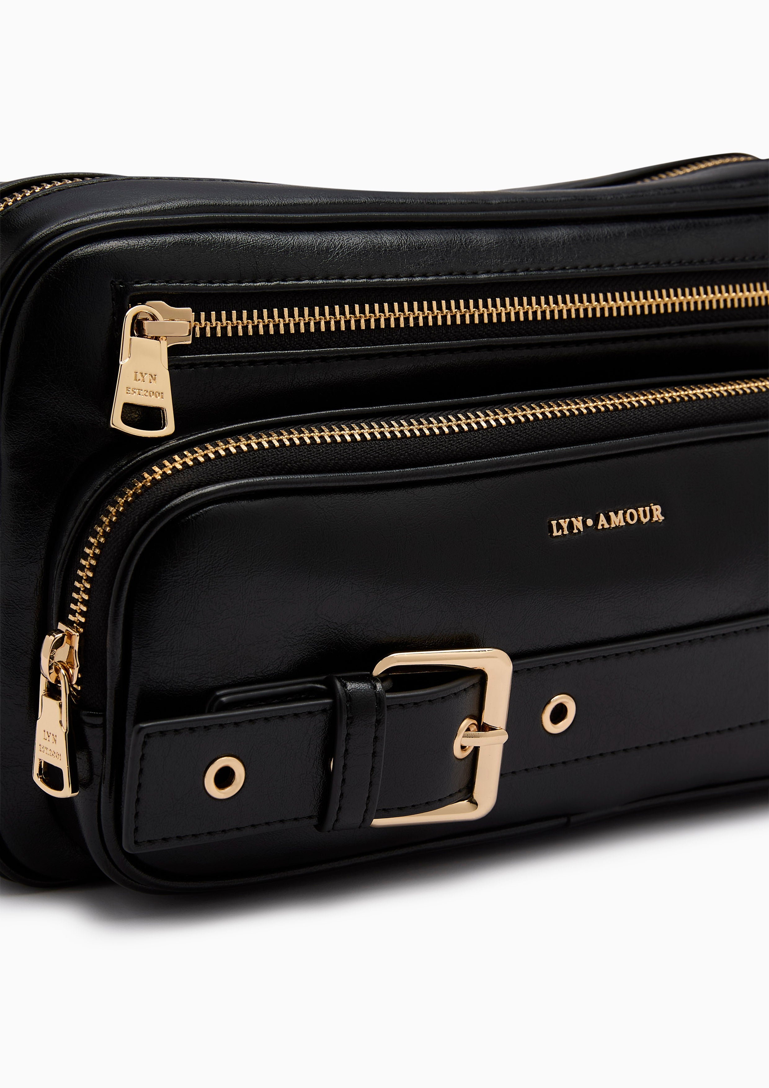 Cetus M Shoulder Bag - Black
