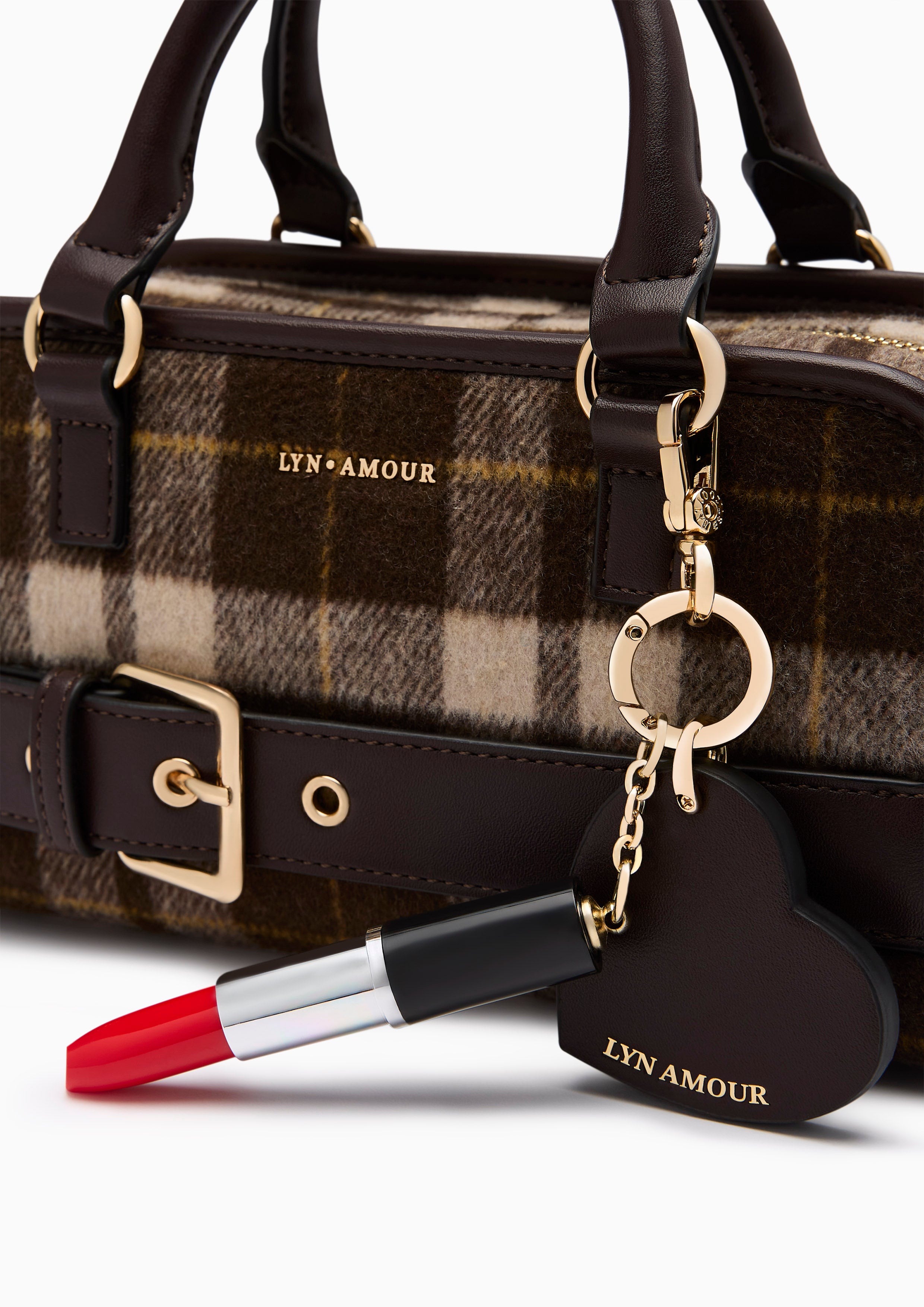 Cetus S Shoulder Bag - Printed Brown