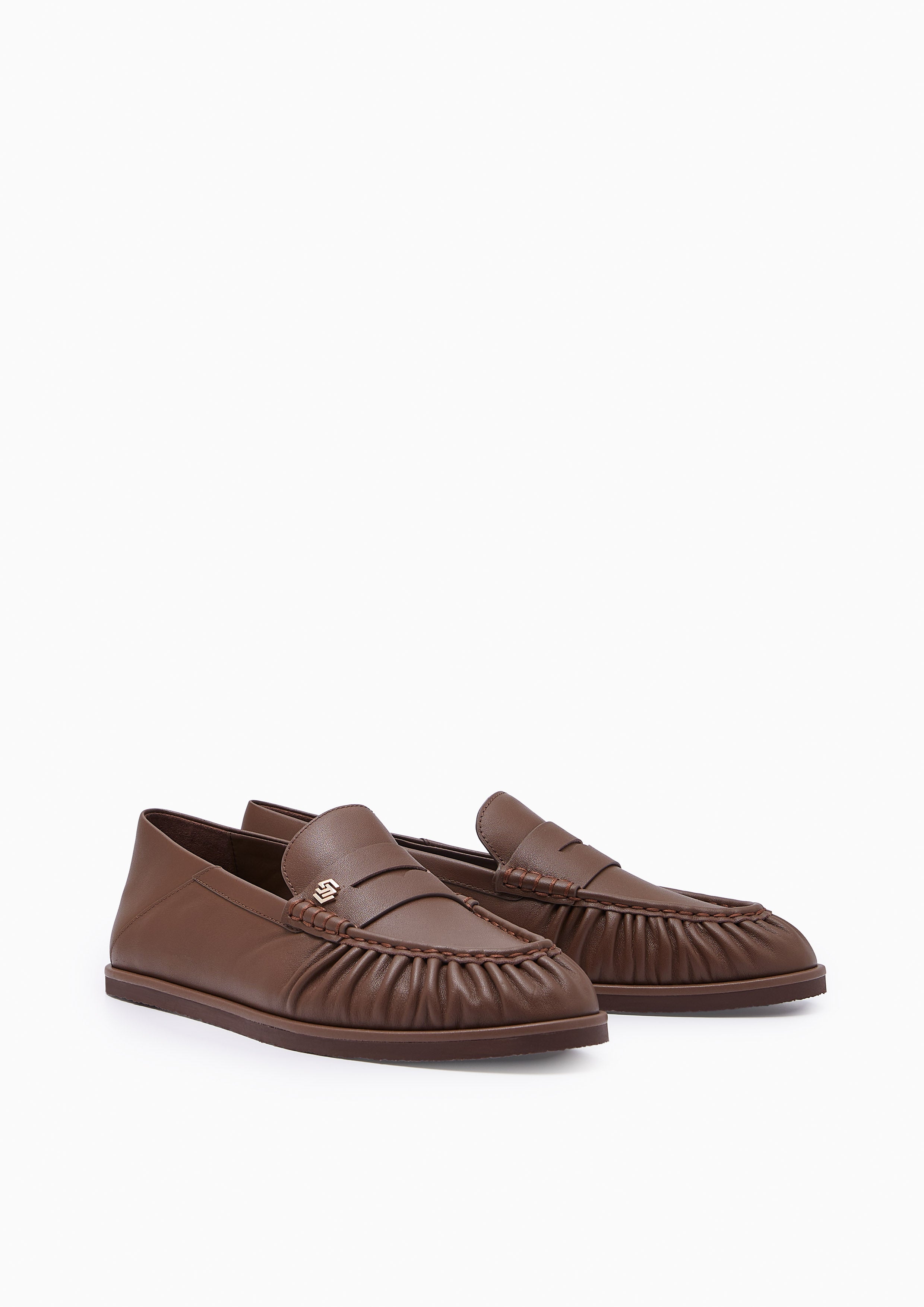 Duke Infinite Flats And Sandals - Dark Brown
