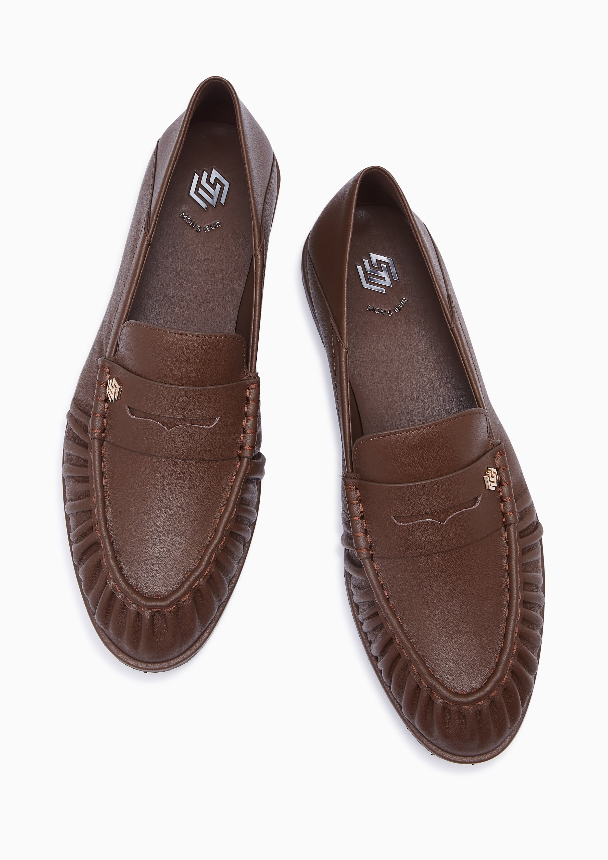 Duke Infinite Flats And Sandals - Dark Brown