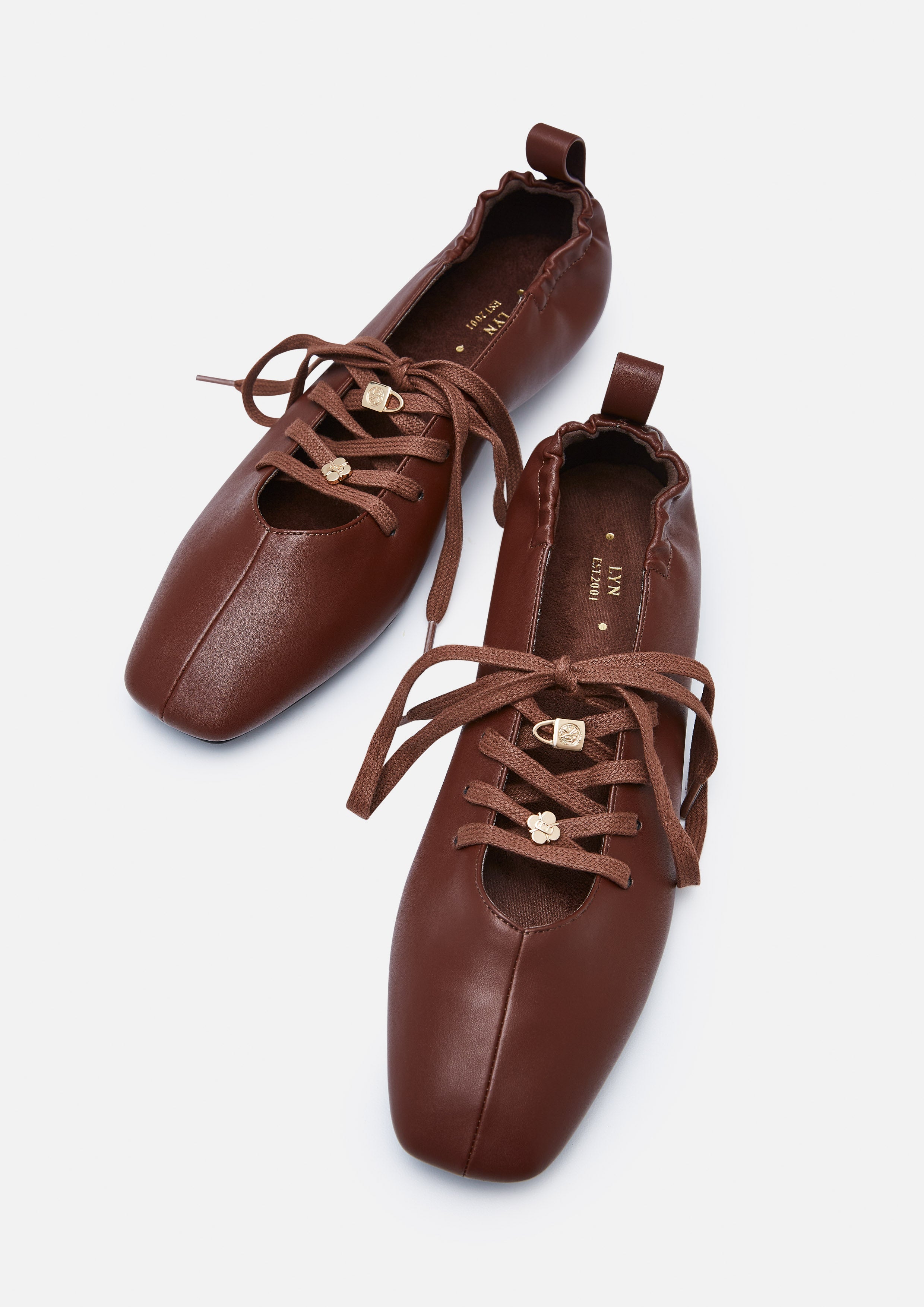 Neo Ballet Flats And Sandals - Dark Brown