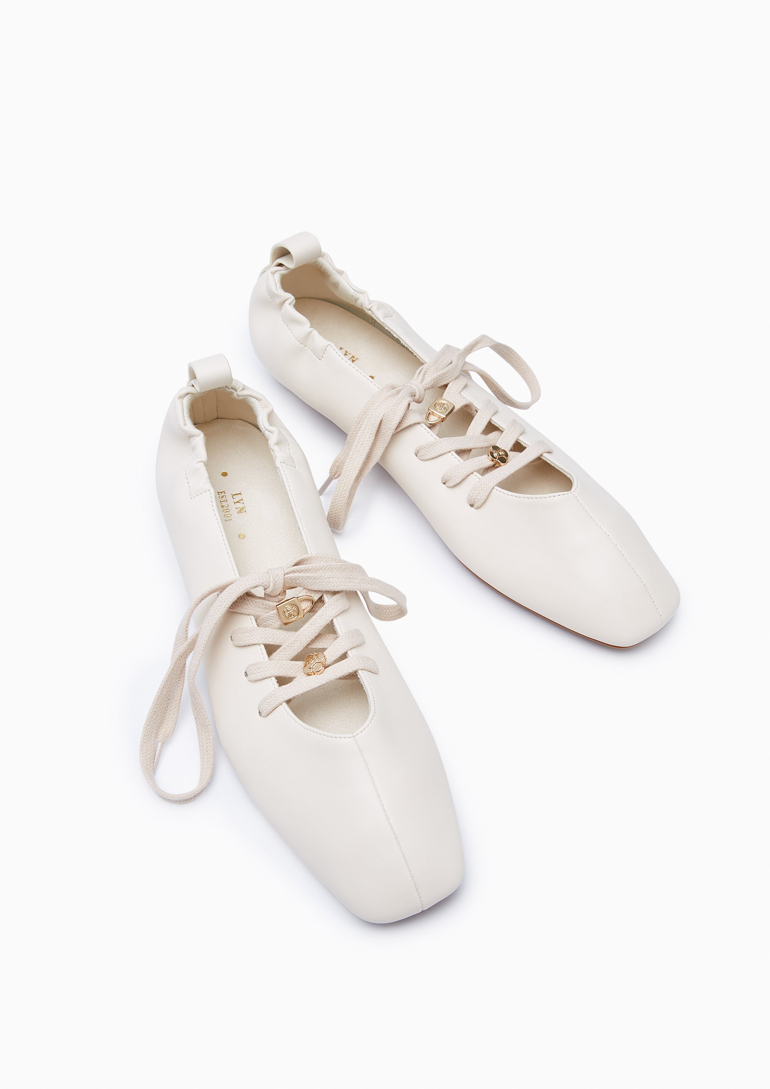 Neo Ballet Flats And Sandals - Ivory
