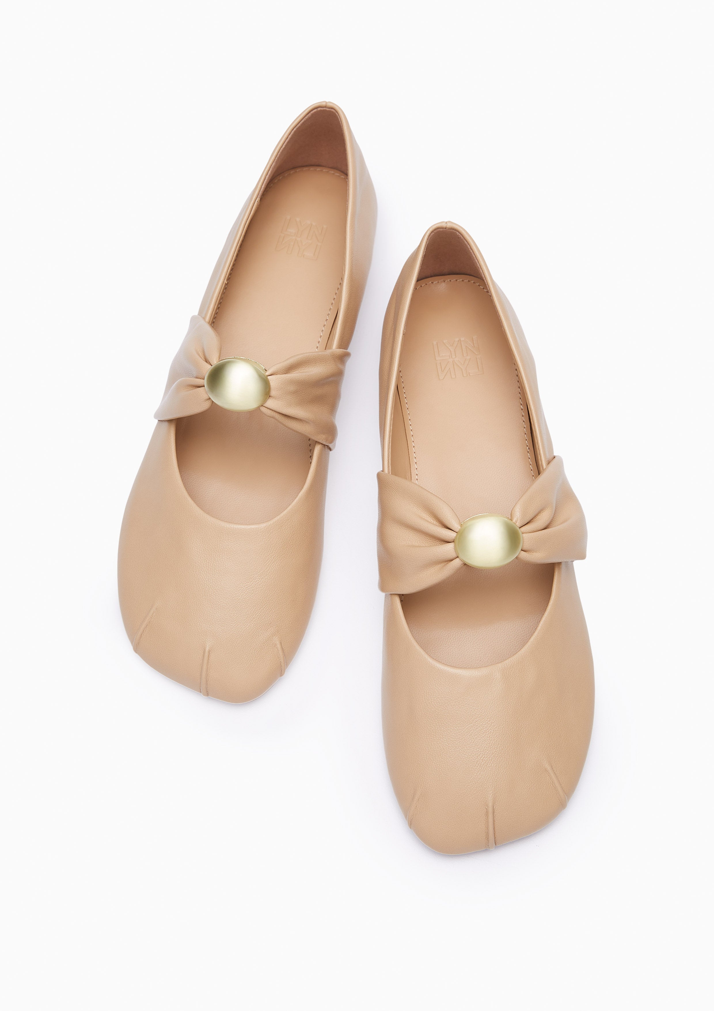 Muse Mary Jane Flats And Sandals - Beige