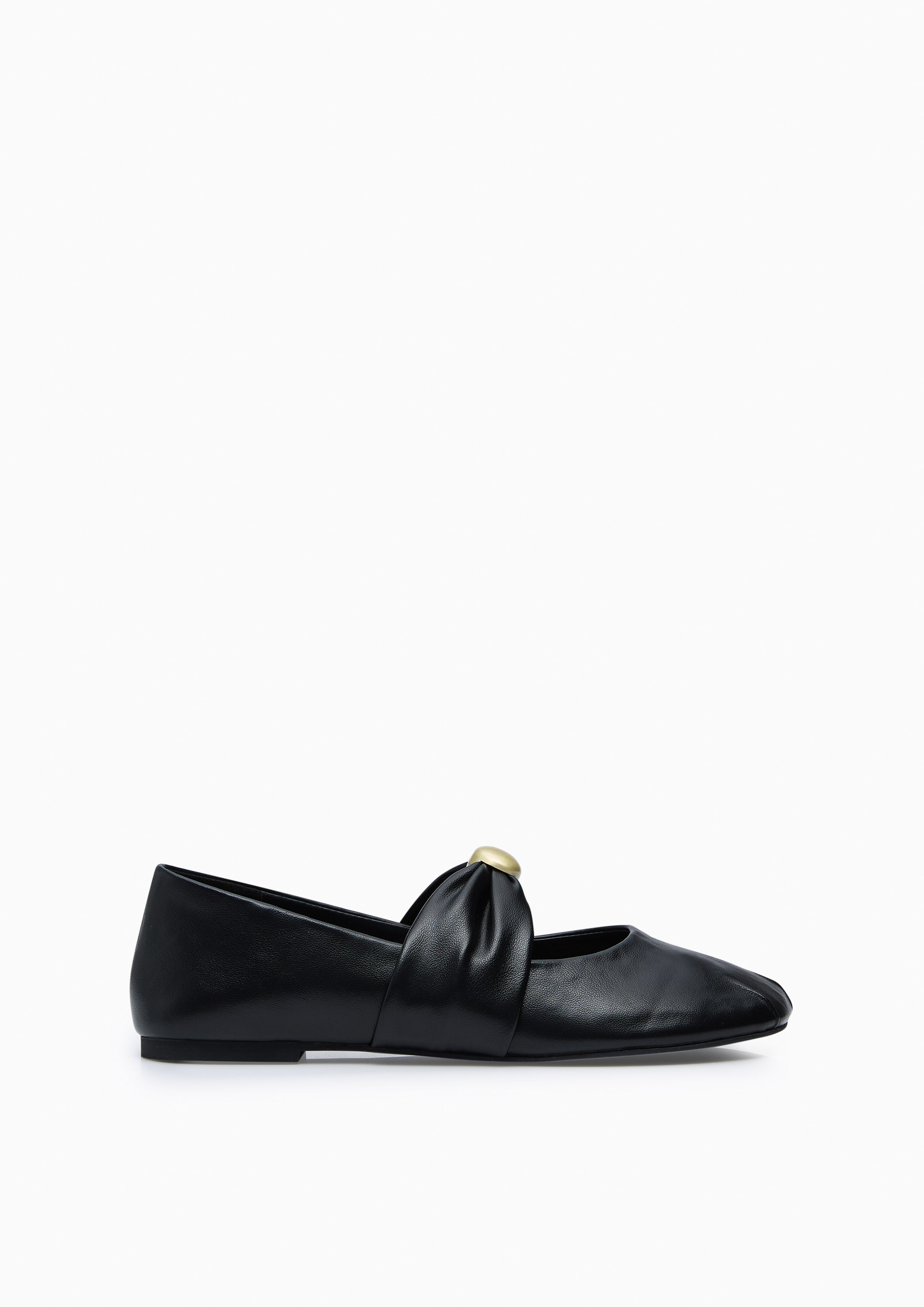 Muse Mary Jane Flats And Sandals - Black