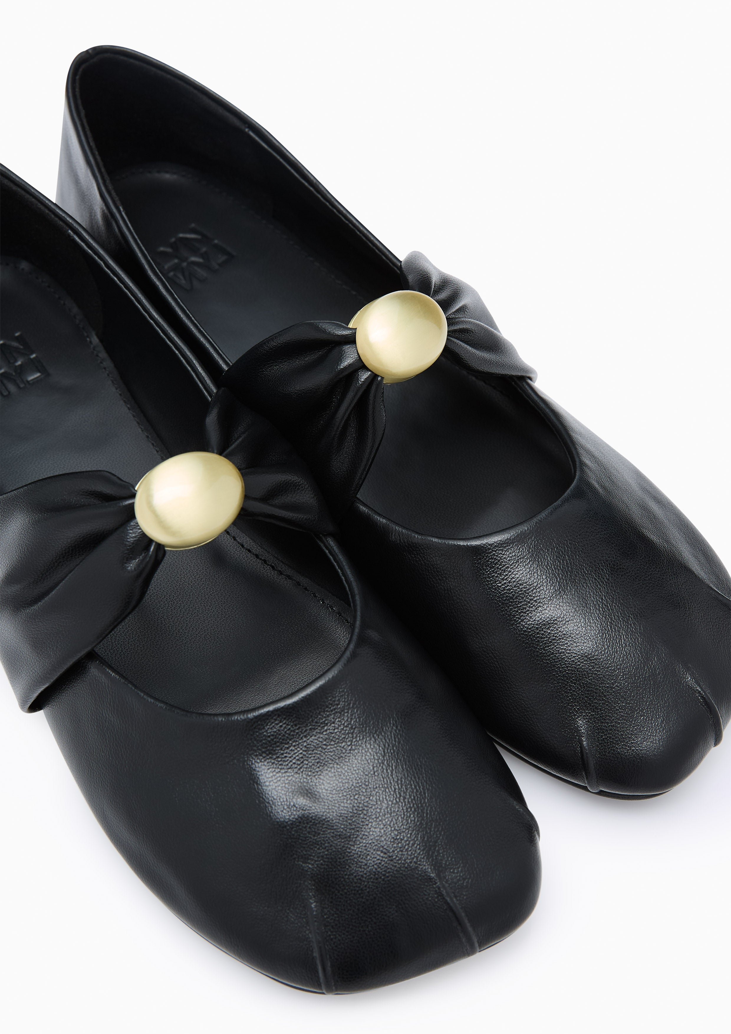 Muse Mary Jane Flats And Sandals - Black