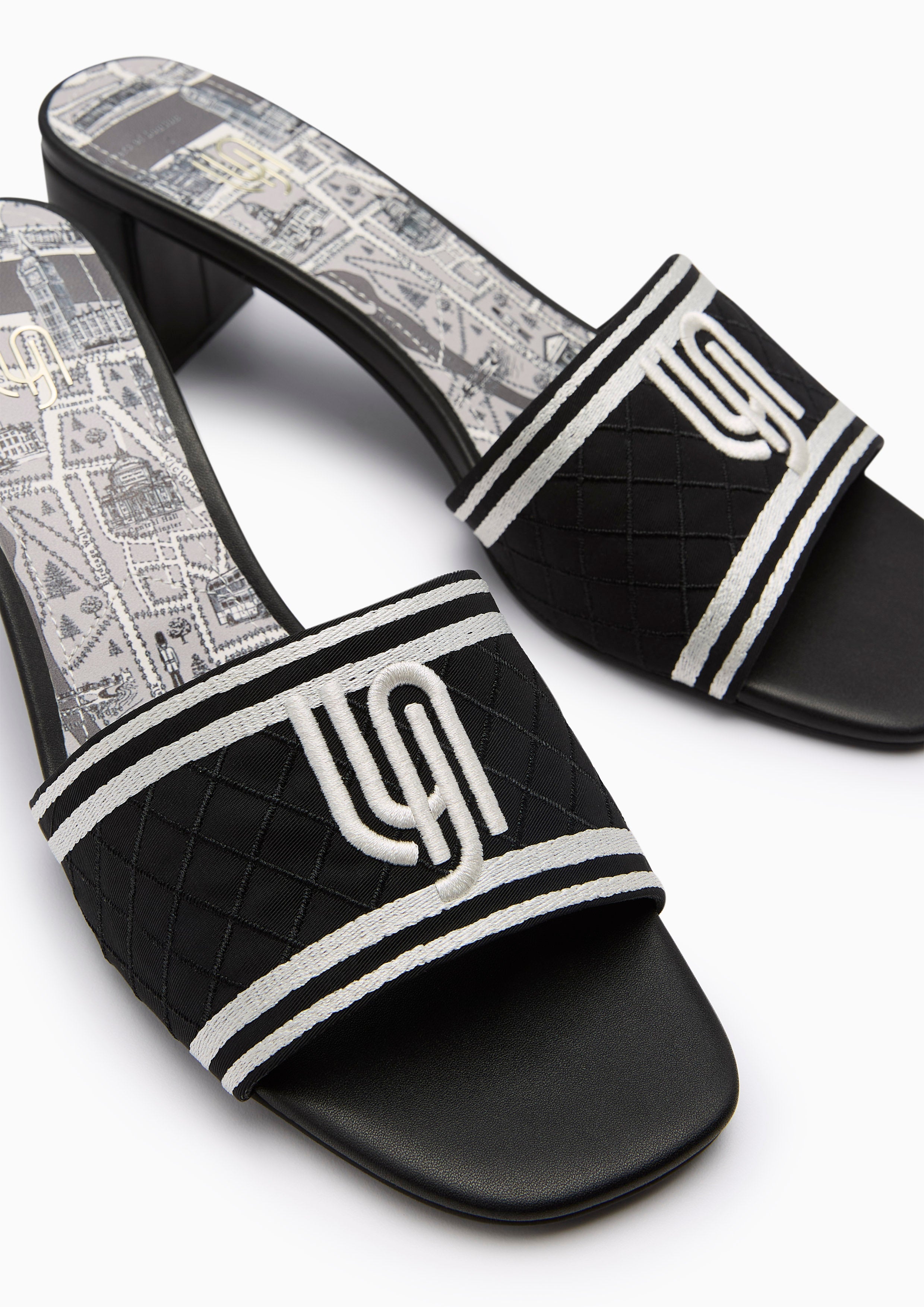 Maiden Map Mid Infinite Heels - Black