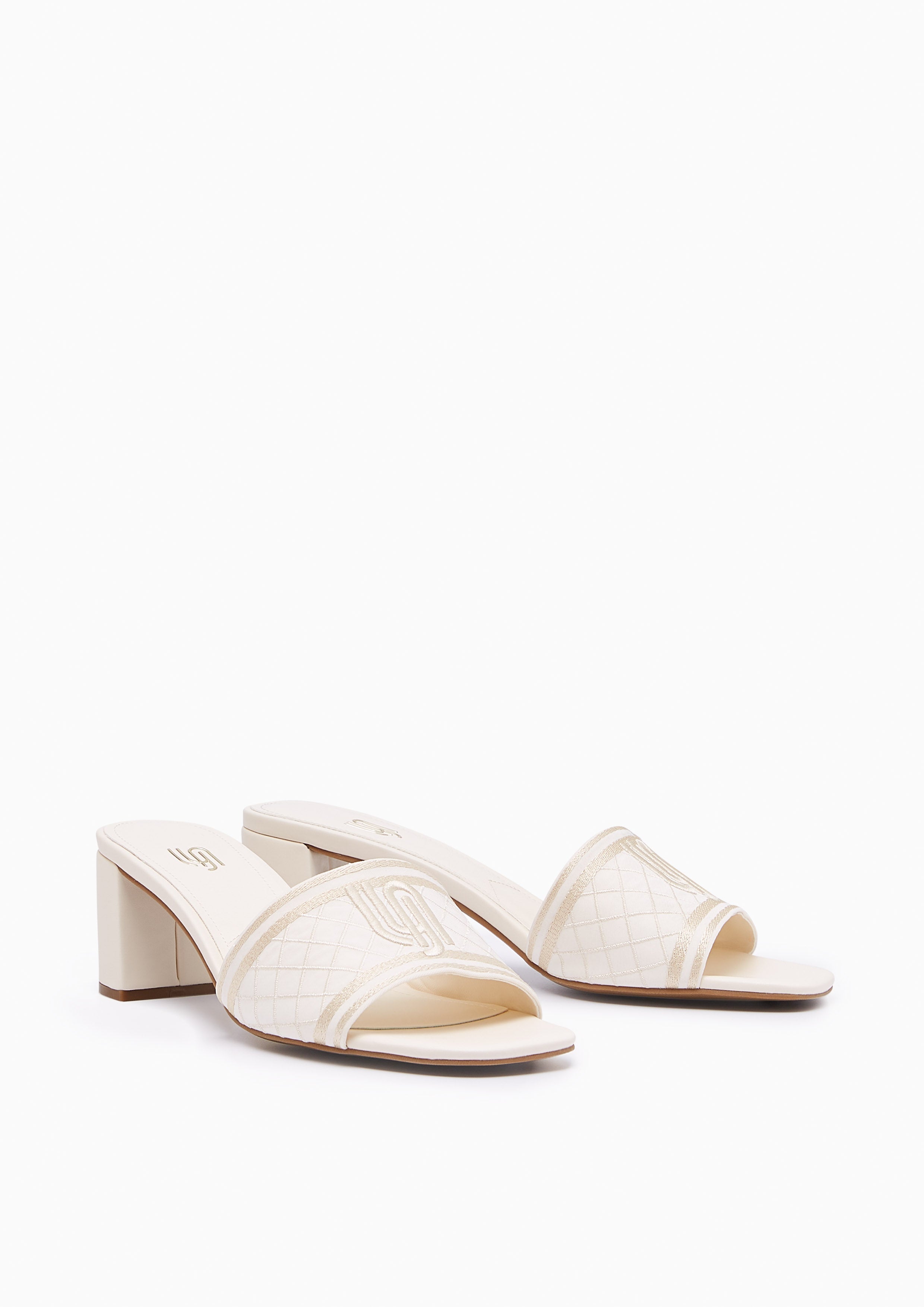 Maiden Map Mid Infinite Heels - Ivory