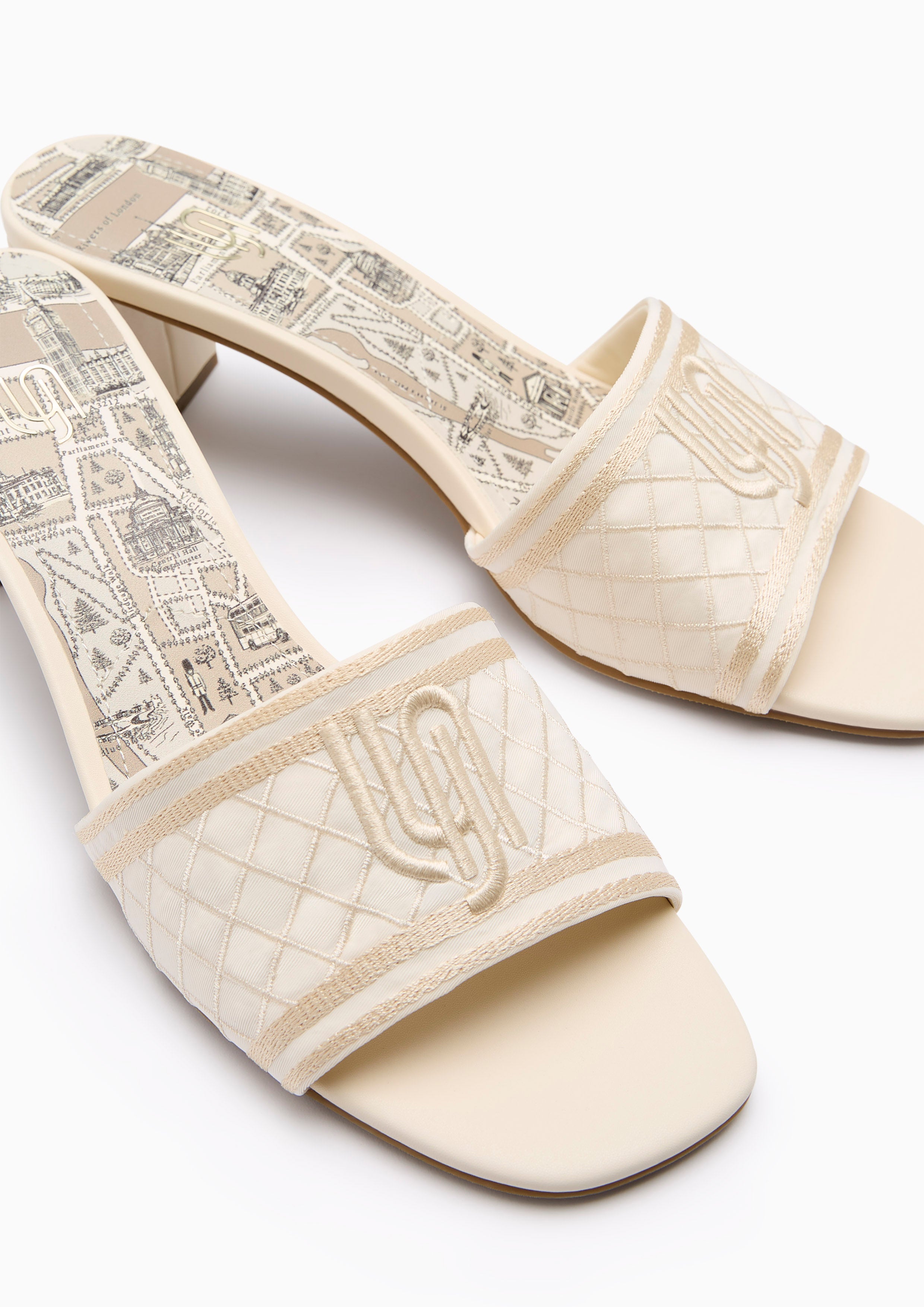 Maiden Map Mid Infinite Heels - Ivory