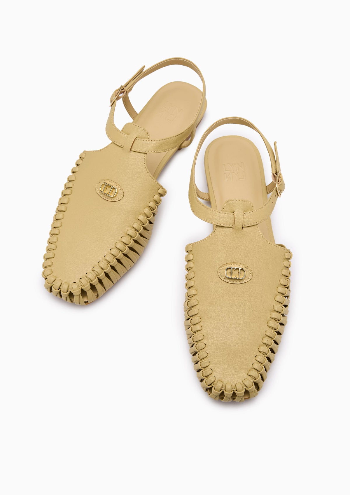 Ianny Flats And Sandals - Dark Yellow