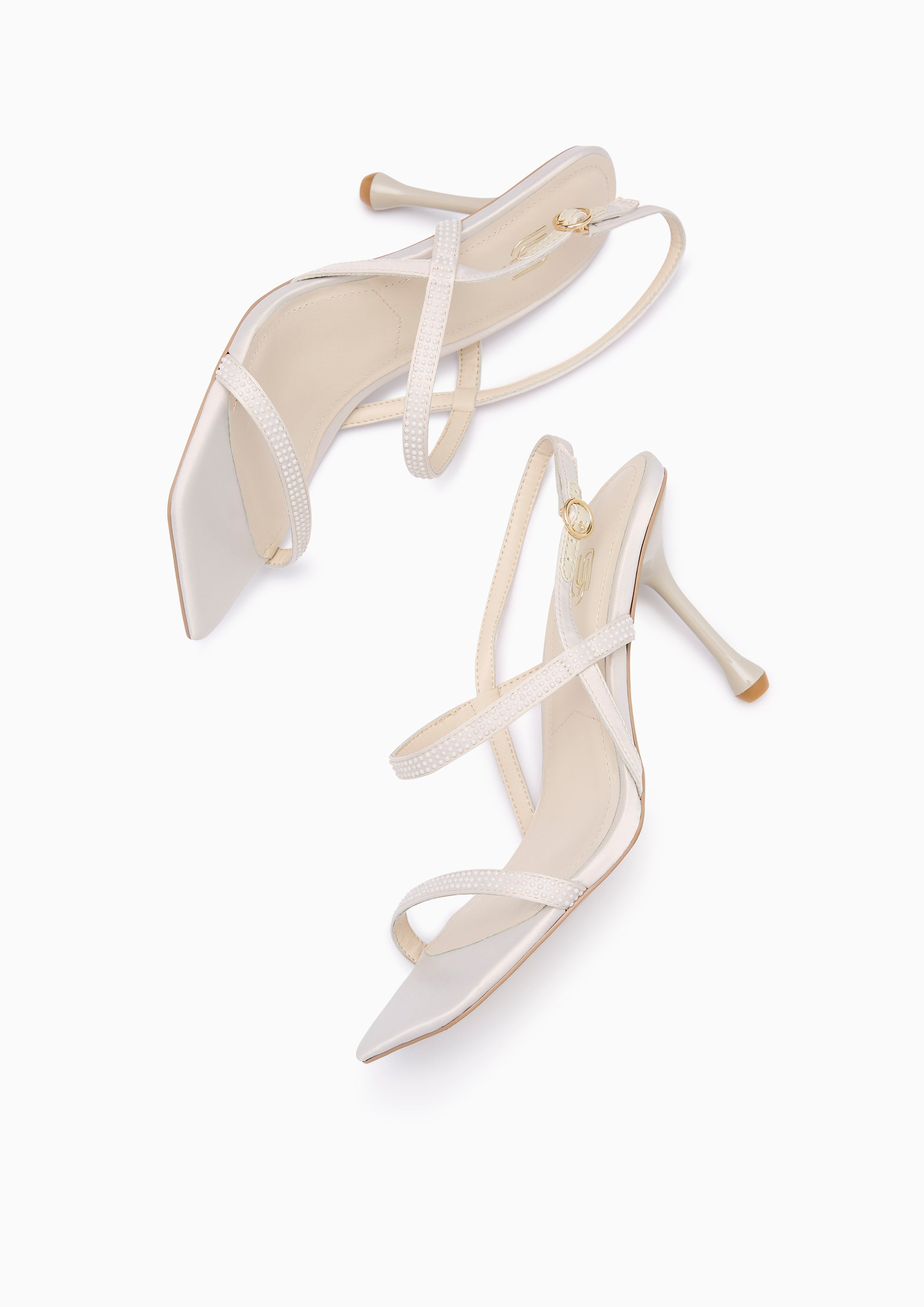 Mabel Slingback Infinite Heels - Light Grey