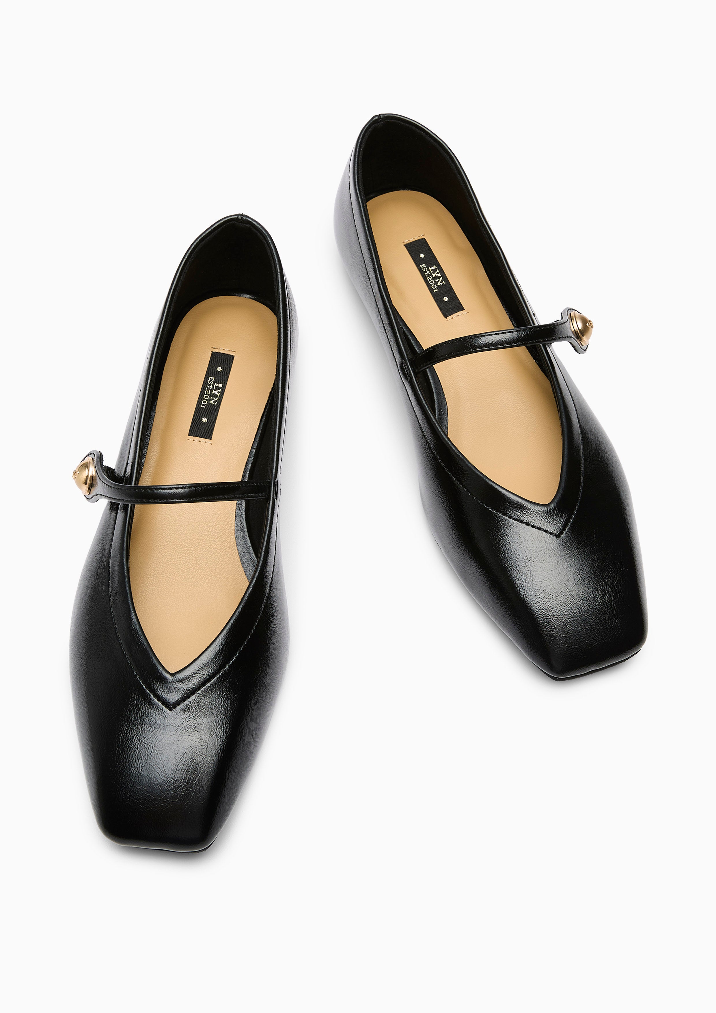 Mia Ballet Flats And Sandals - Black