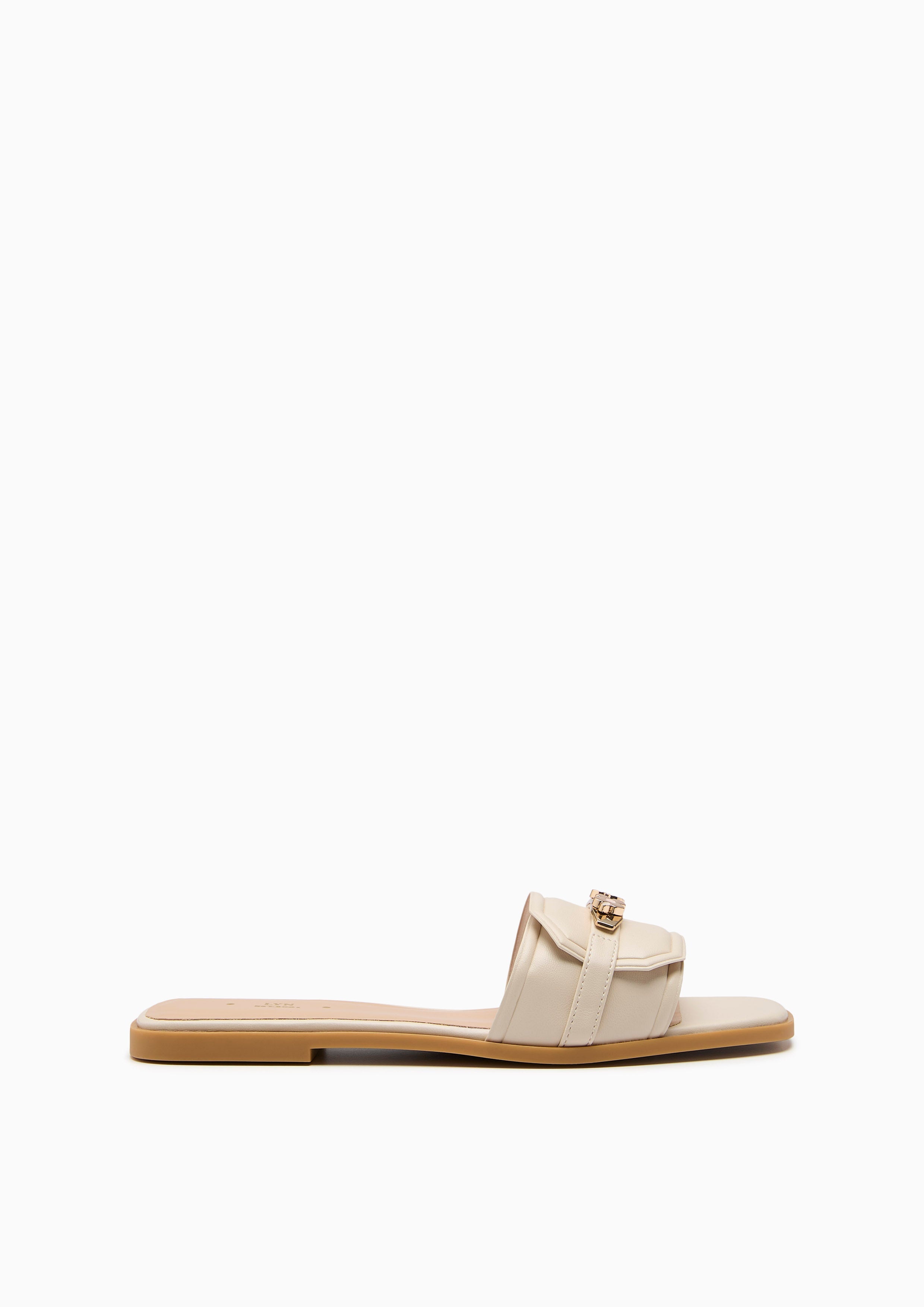 Master Poppy Flats And Sandals - Ivory